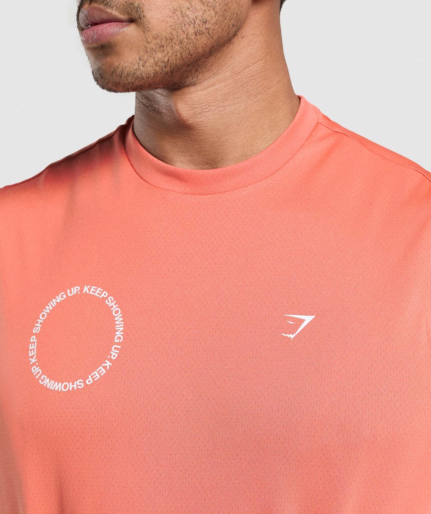 Gymshark Keep Showing Up Tank - Muted Coral