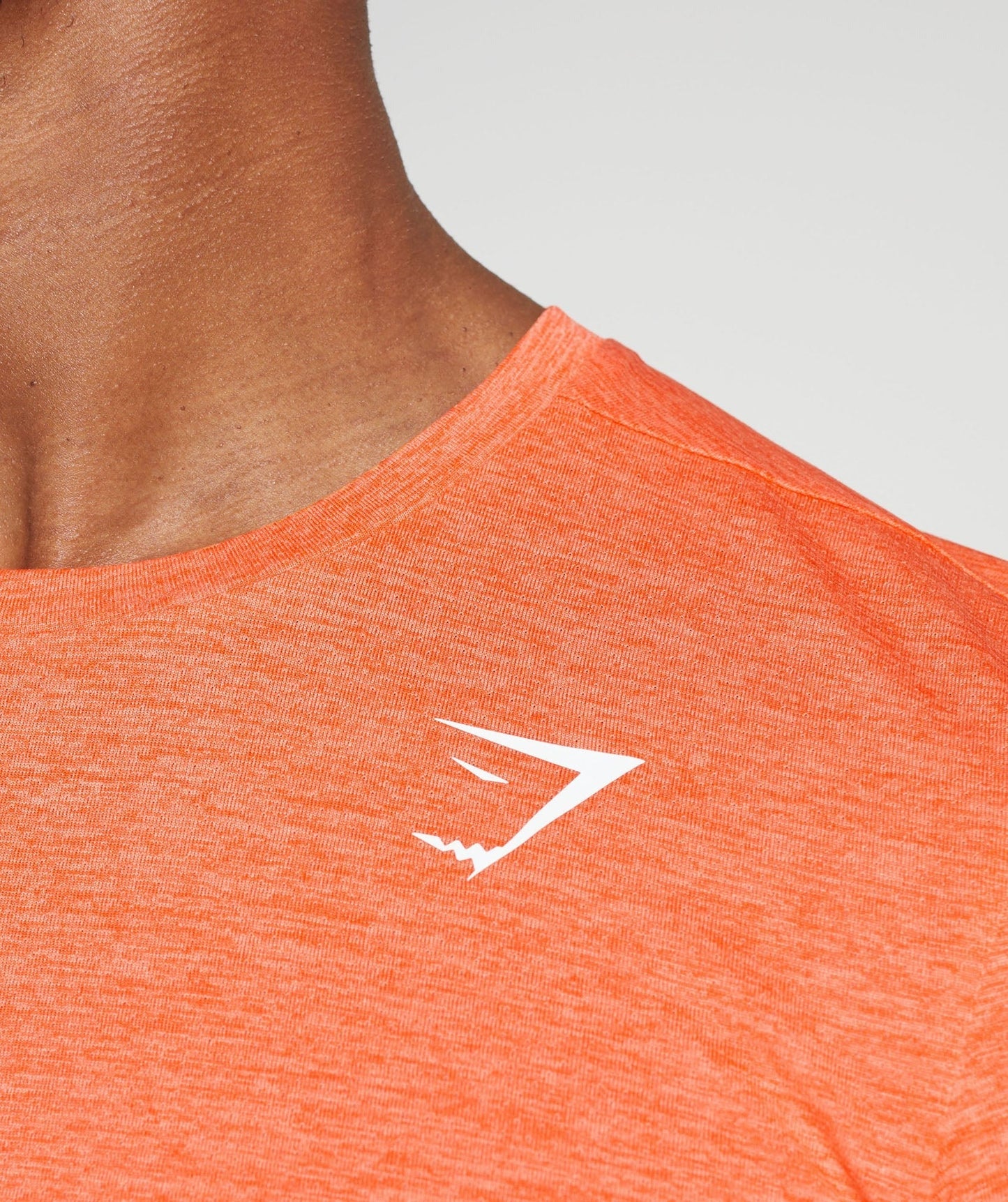 Gymshark Arrival Marl T-Shirt - Ignite Orange/Ombre Orange Marl