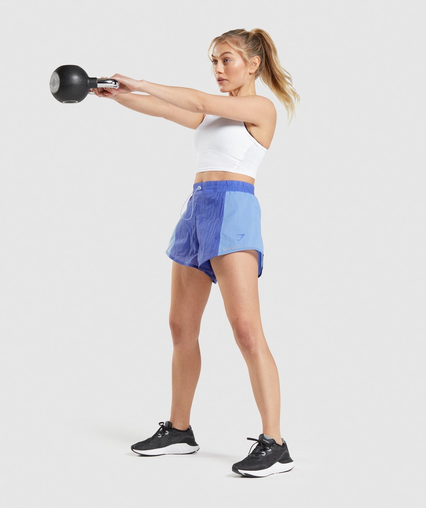 Gymshark Pulse 2 In 1 Shorts - Court Blue/Moonstone Blue