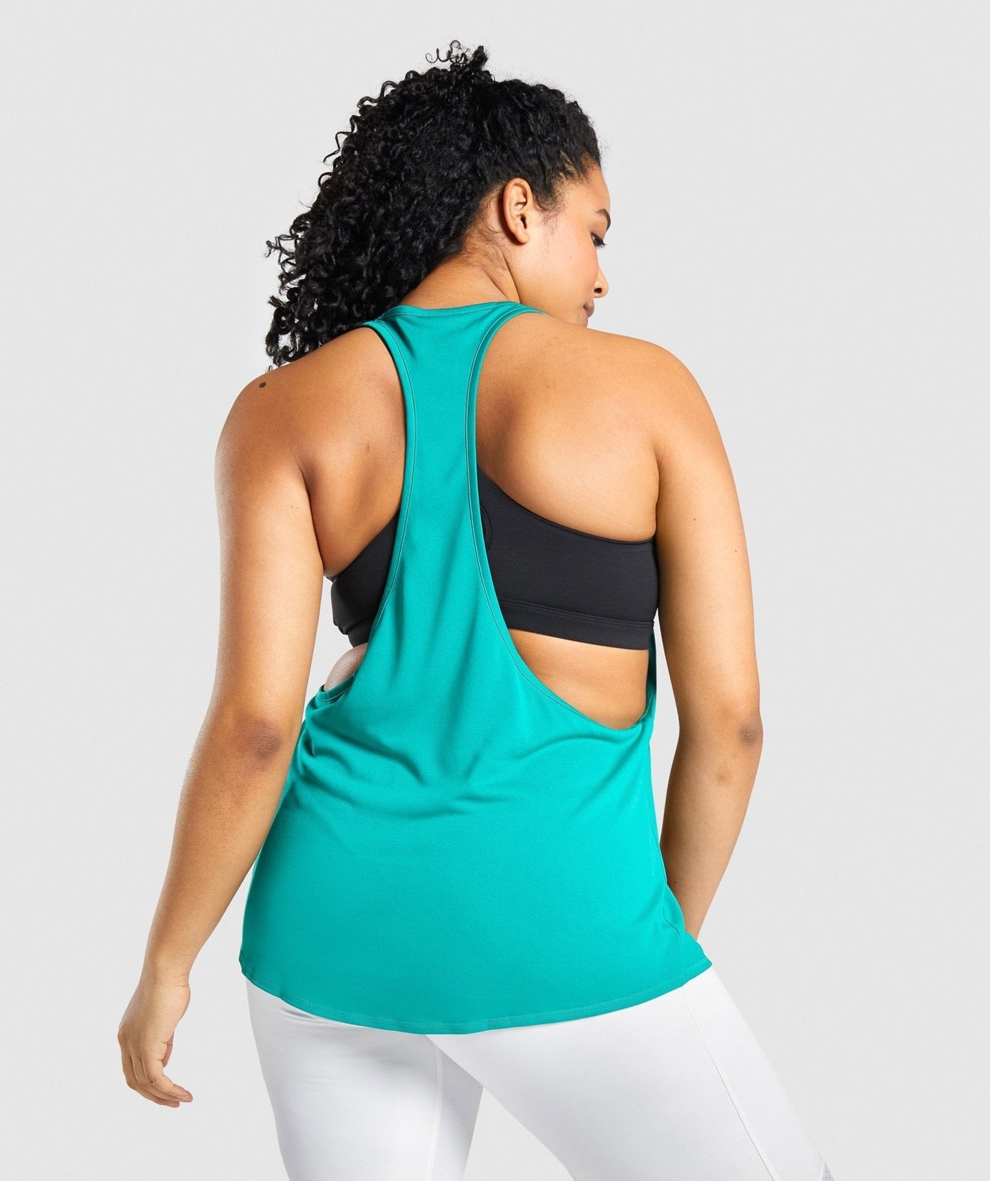Gymshark Pulse Drop Arm Tank - Green