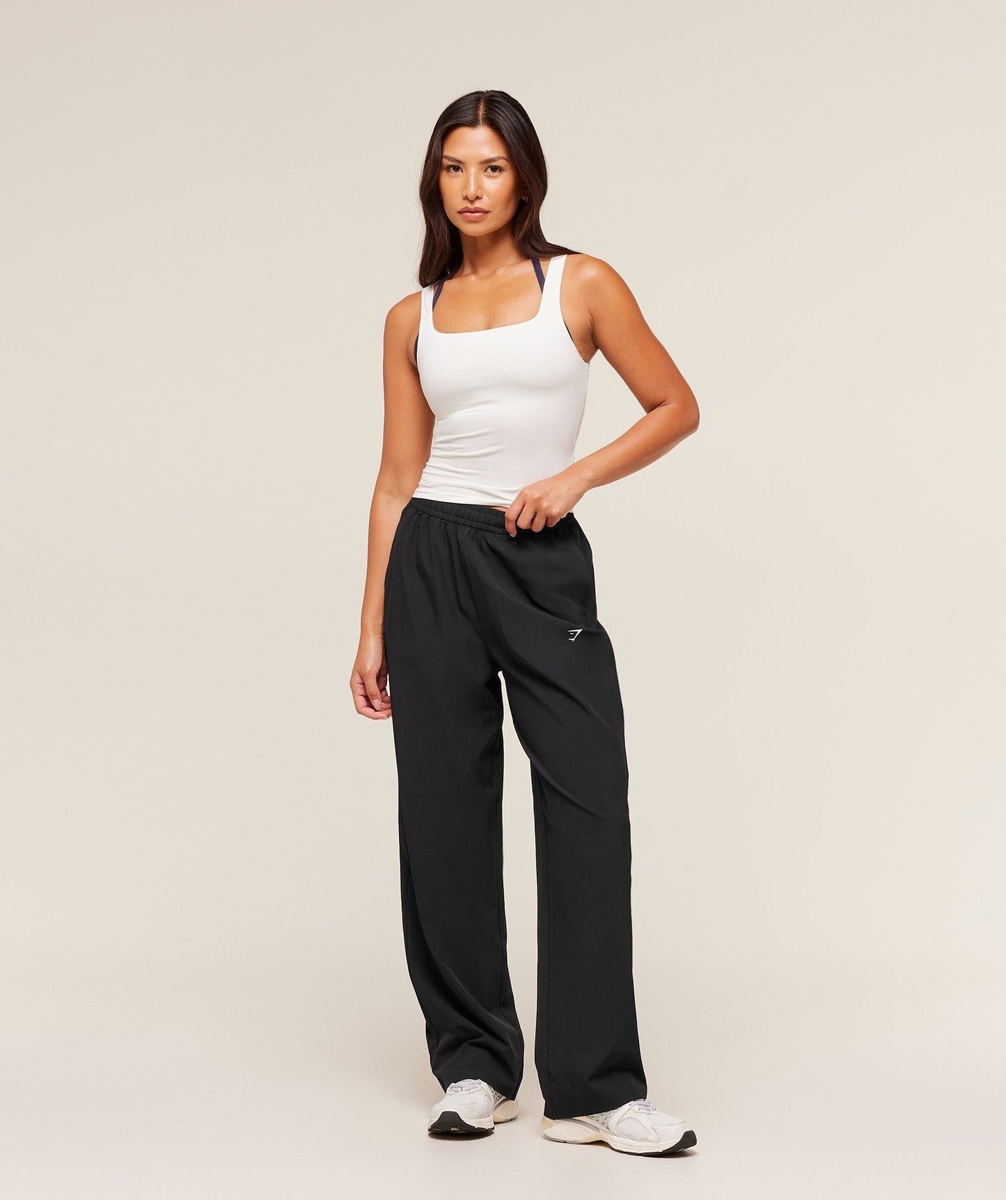 Gymshark Training Everyday Woven Straight Leg Pants - Black