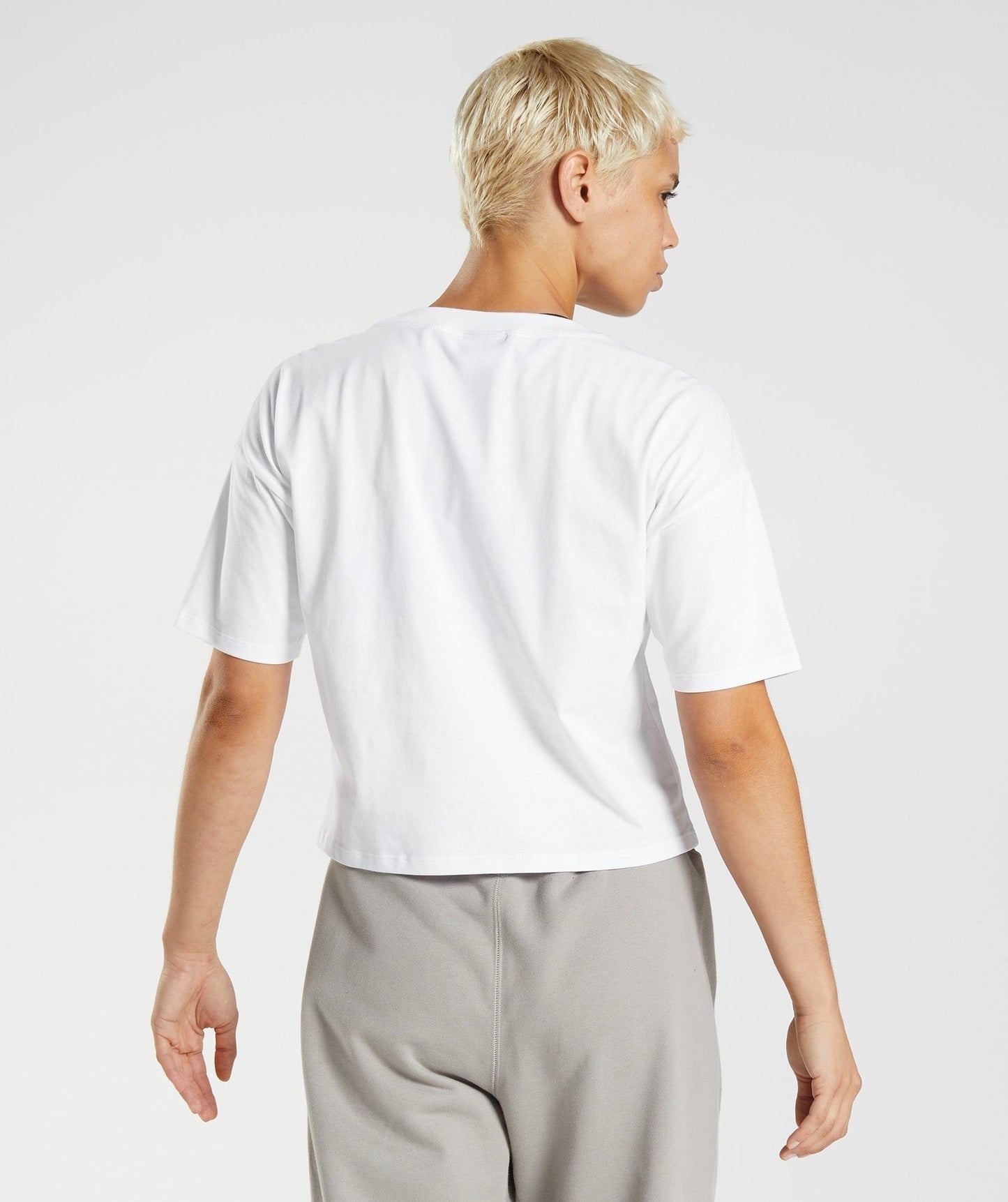 Gymshark GS10 Year Midi Top - White