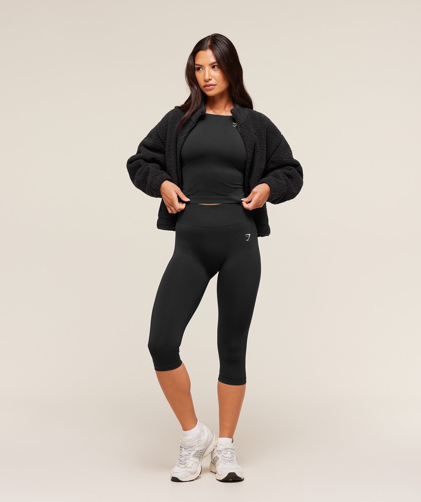 Gymshark Sherpa Jacket - Black