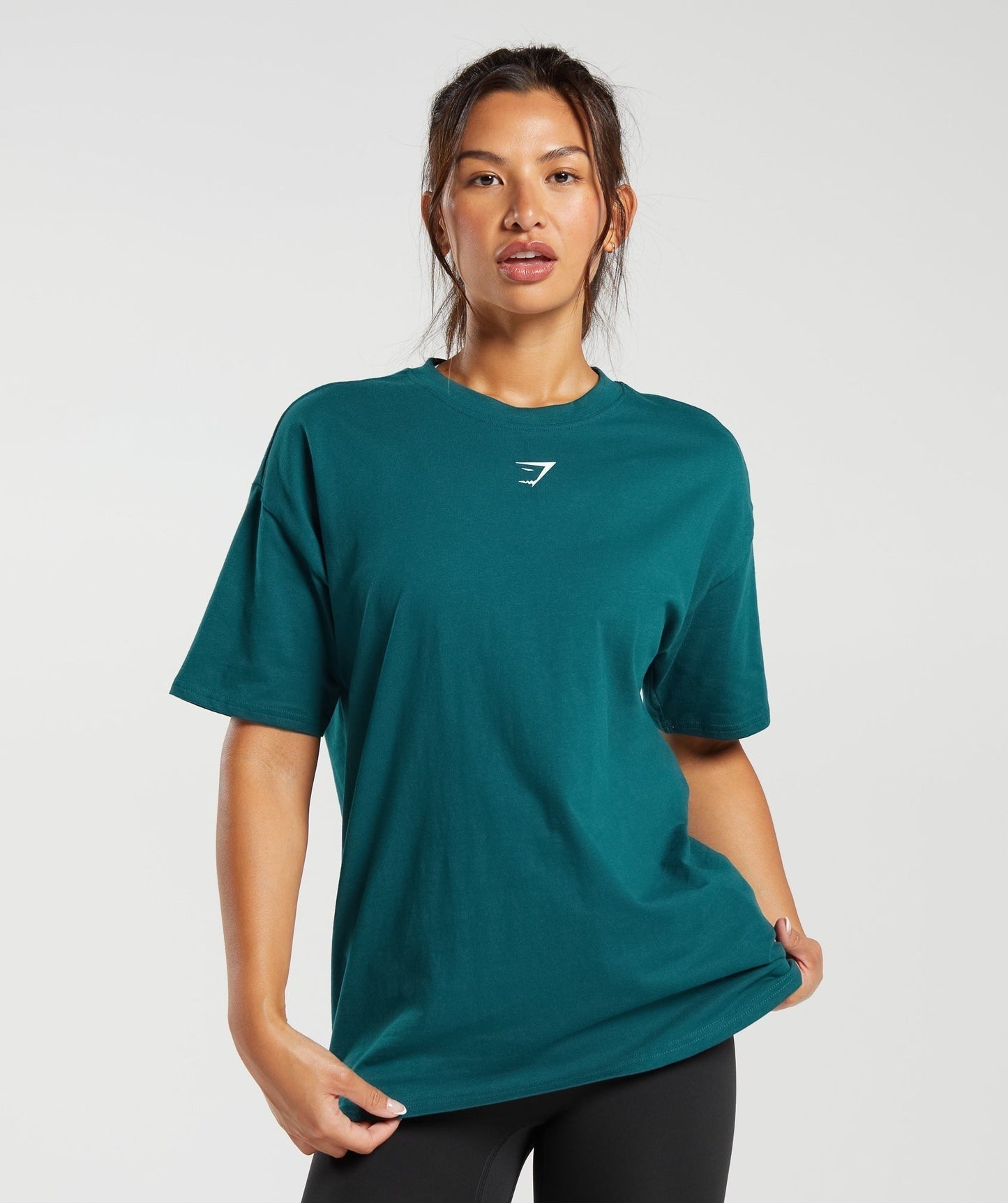 Gymshark Fraction Oversized T-Shirt - Deep Teal