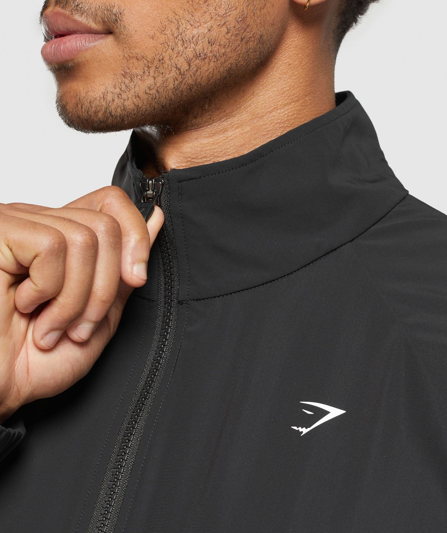 Gymshark Contrast Track Top - Black
