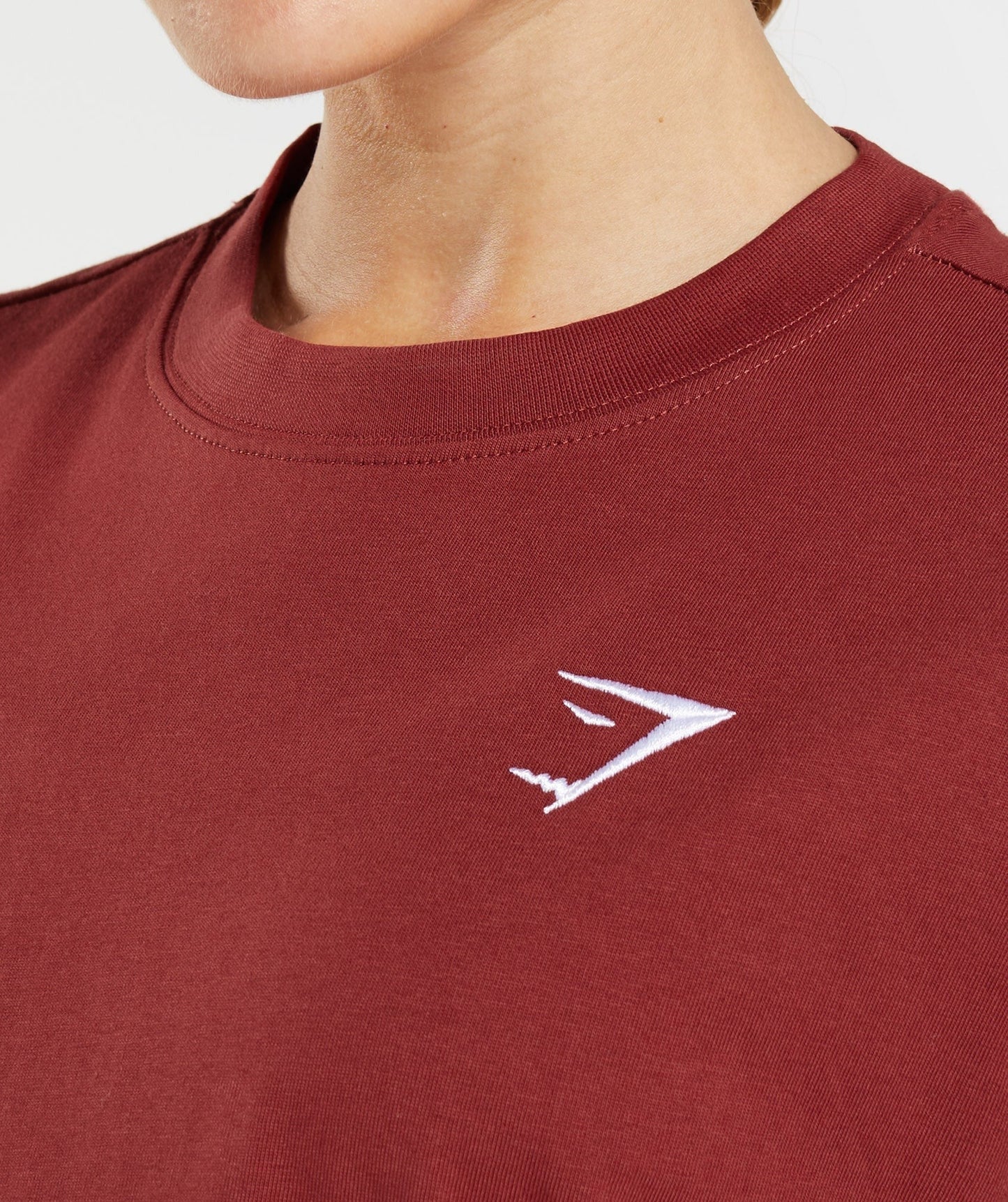 Gymshark Training Oversized T-Shirt - Rosewood Red