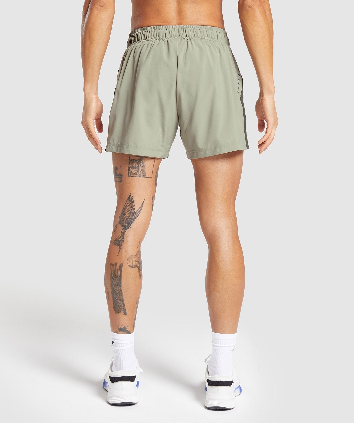 Gymshark Sport 5" Shorts - Chalk Green/Strength Green
