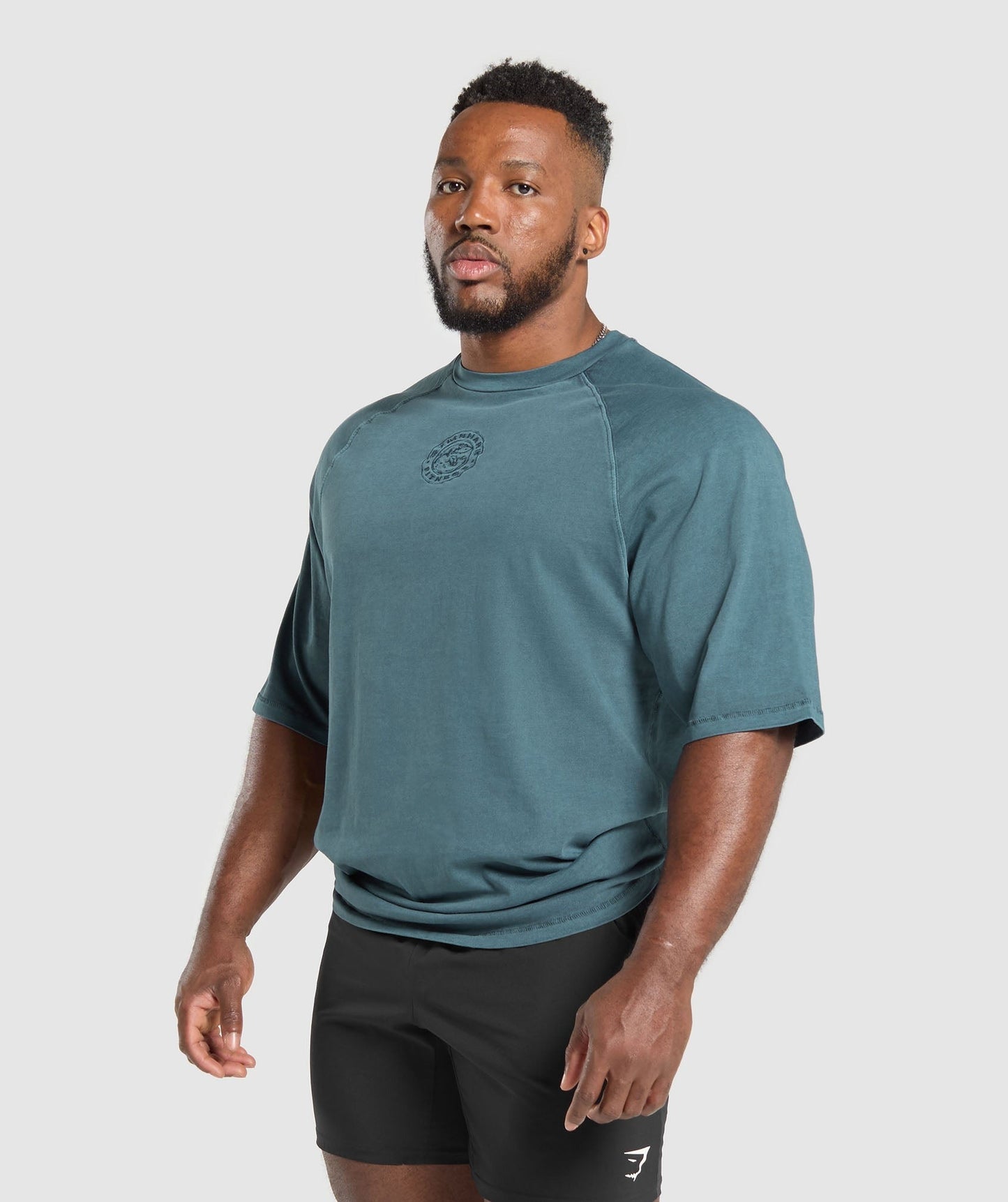 Gymshark Premium Legacy T-Shirt - Cargo Blue