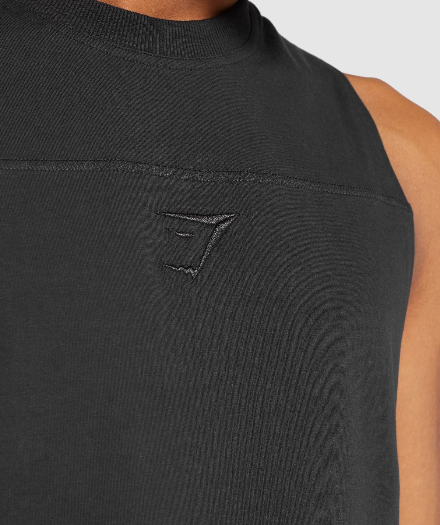 Gymshark Compound Drop Arm Tank - Black