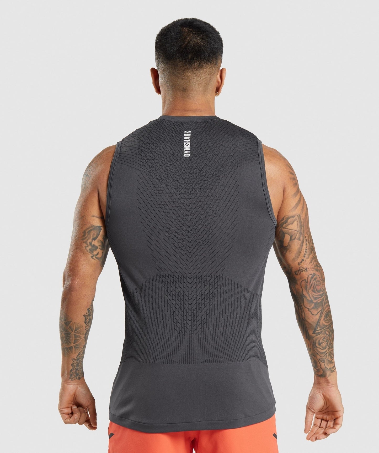 Gymshark Apex Seamless Tank - Onyx Grey/Black