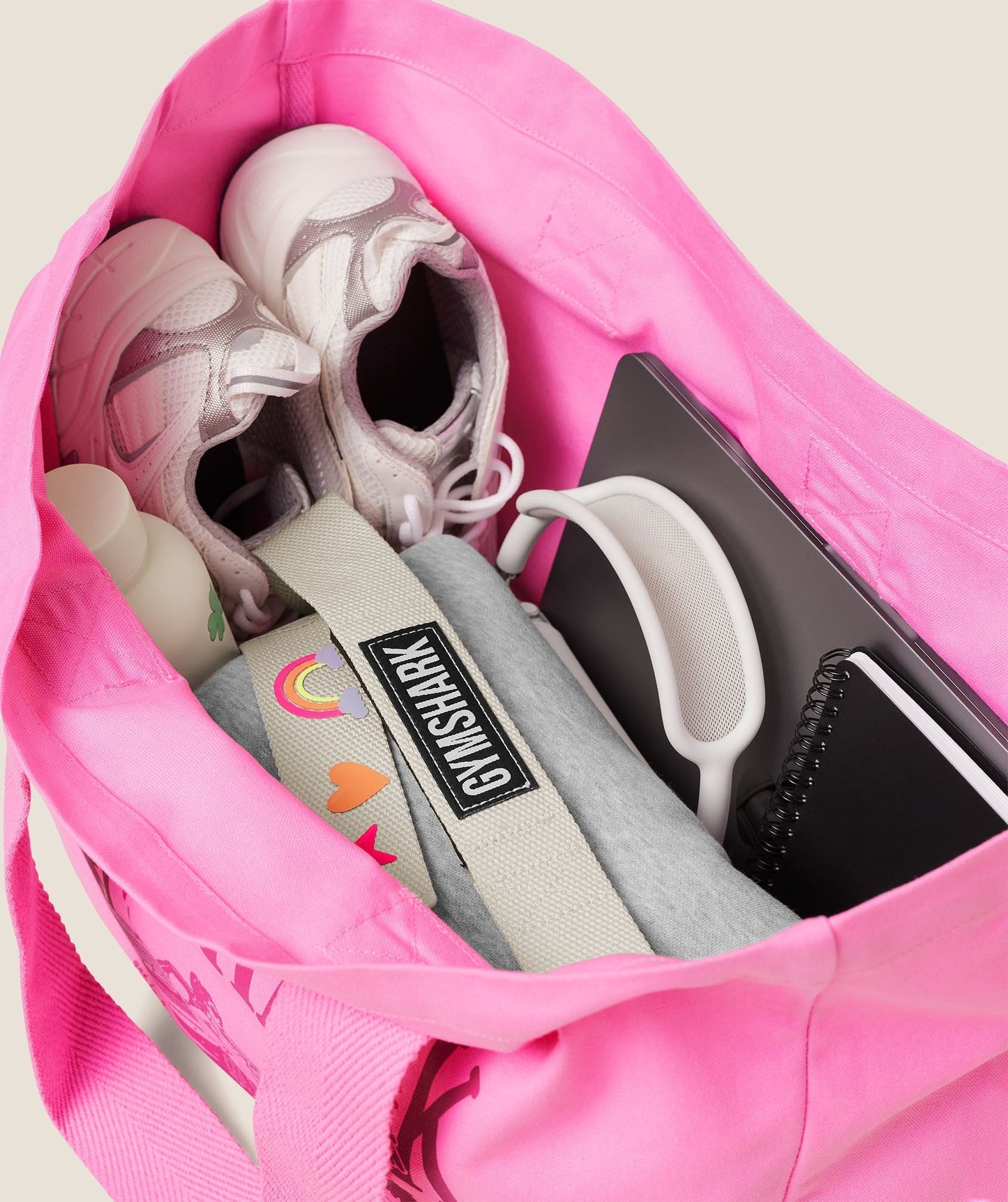 Gymshark Get in Loser, We're Going Lifting Tote - Focus Pink