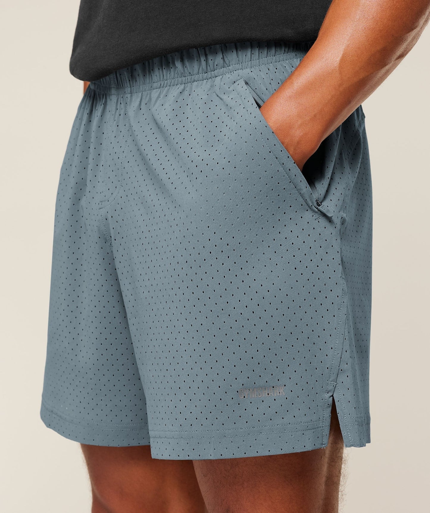 Gymshark x CBUM Short - Concrete Blue