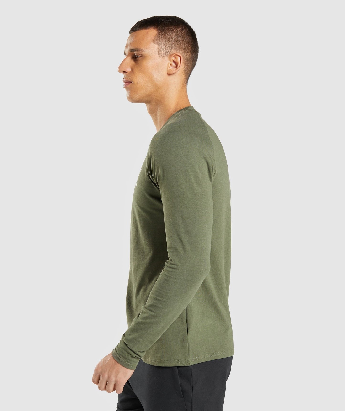 Gymshark Apollo Long Sleeve T-Shirt - Core Olive