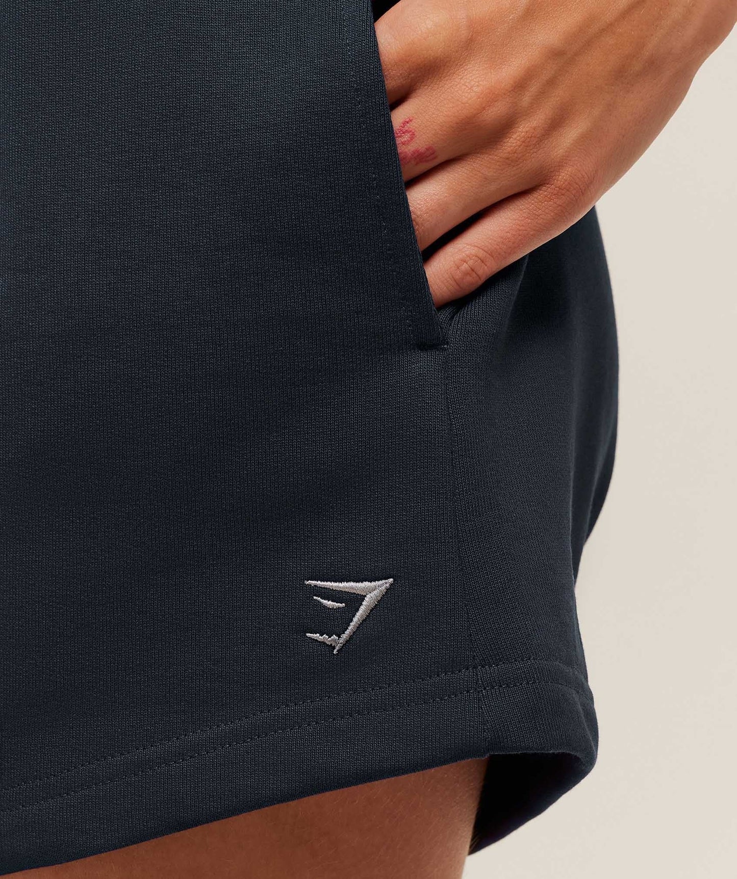 Gymshark Collegiate Graphic Shorts - Heavy Blue
