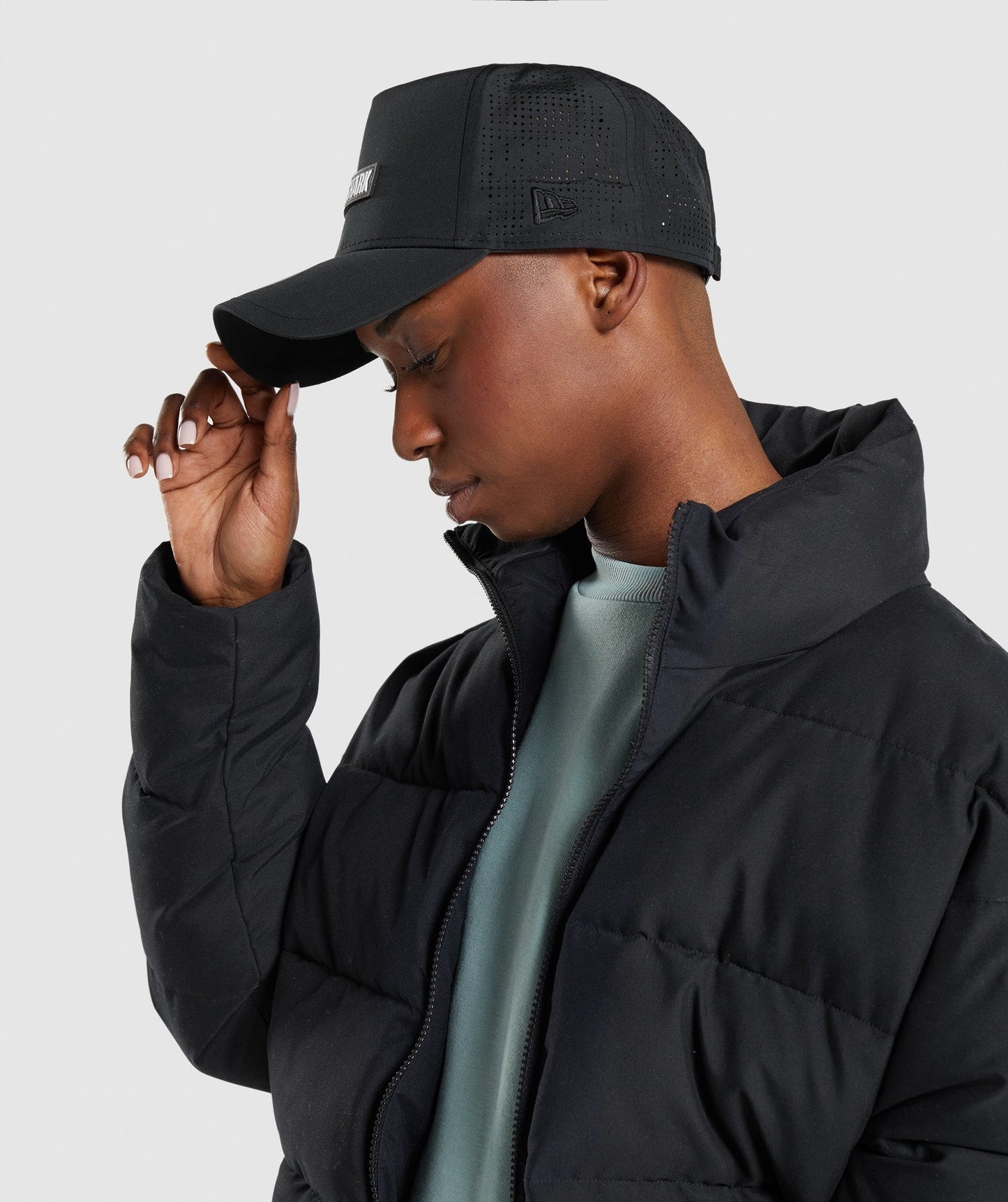 Gymshark New Era E-Frame Trucker - Black