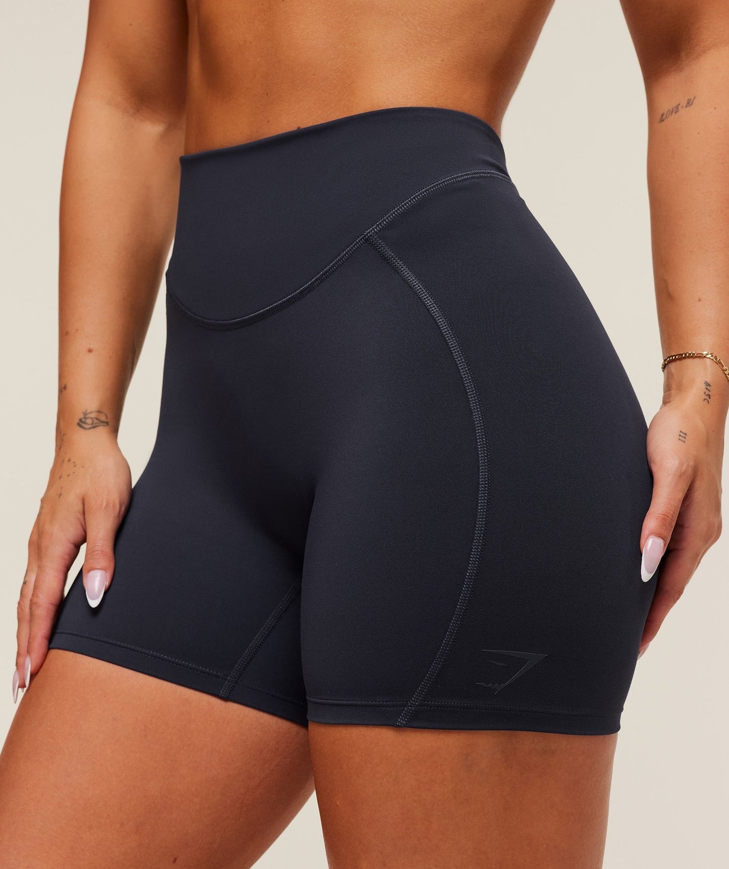 Gymshark Lifting Dipped Waistband Shorts - Heavy Blue