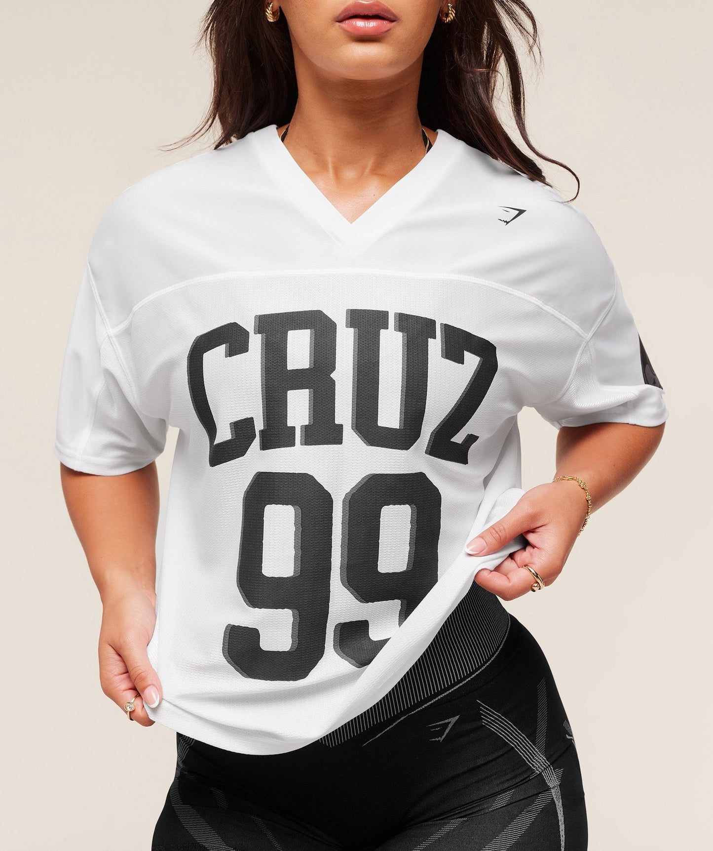 Gymshark x Analis Mesh Top - White