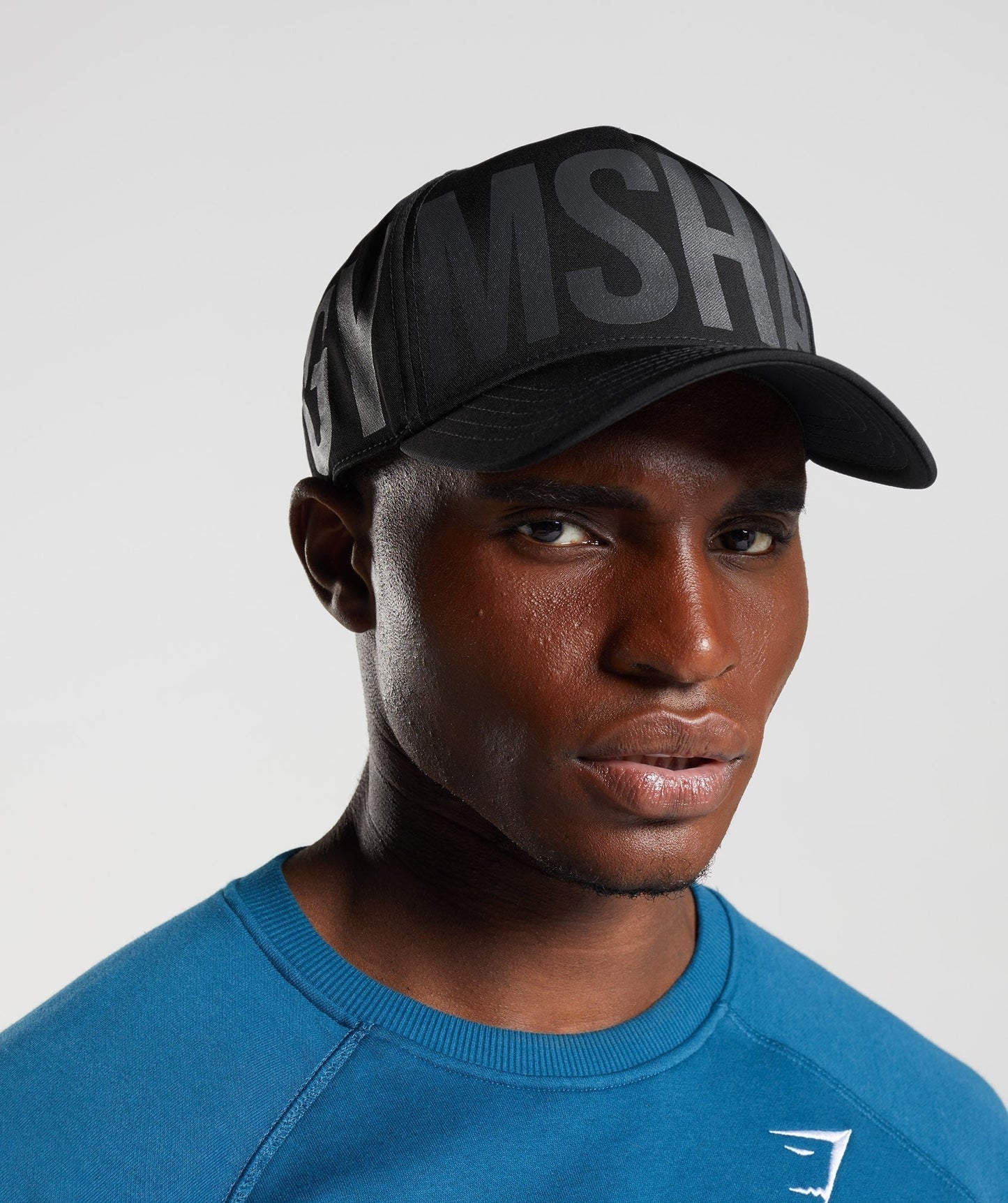 Gymshark Logo Trucker Cap - Black