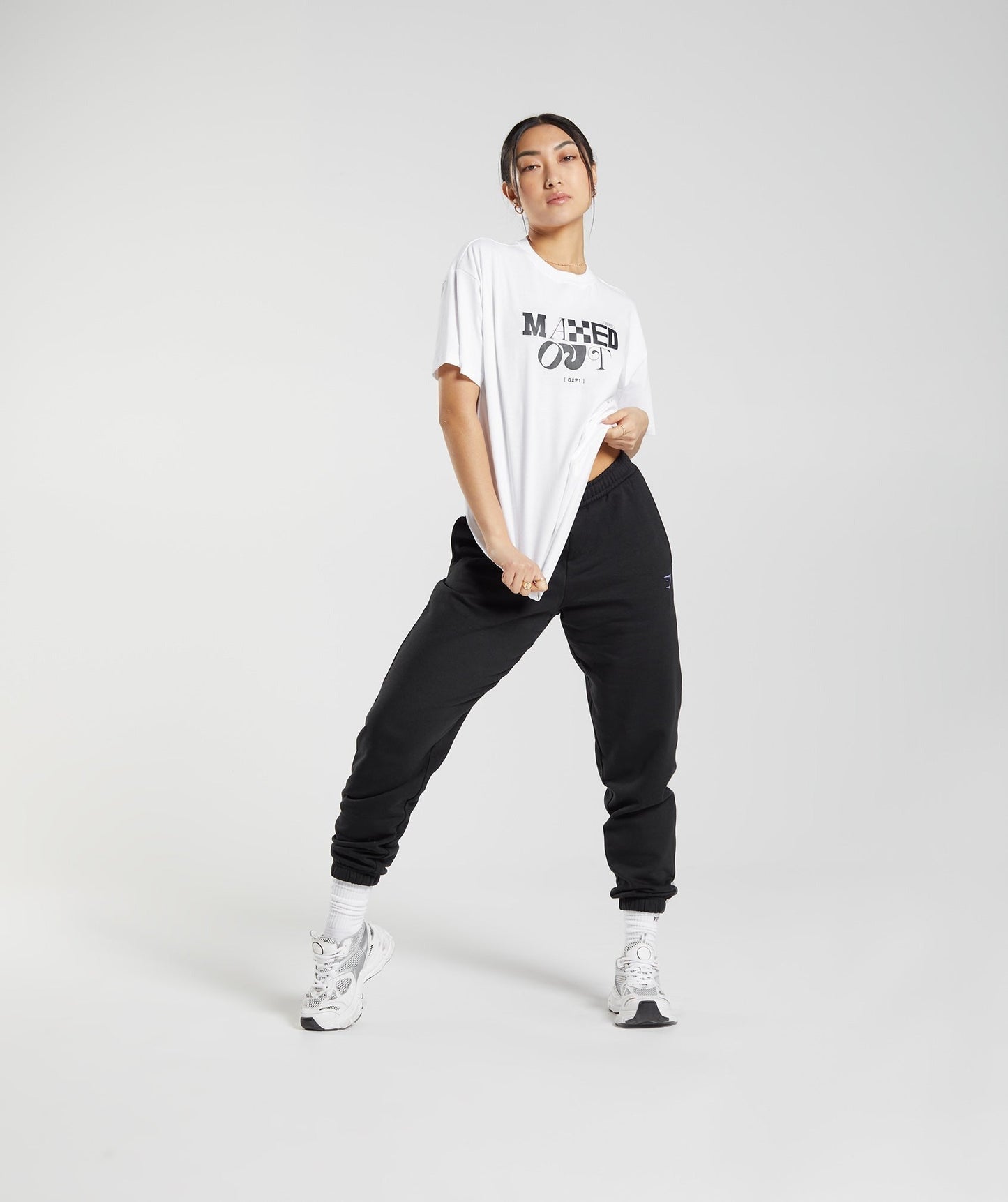 Gymshark Maxed Out Oversized T-Shirt - White