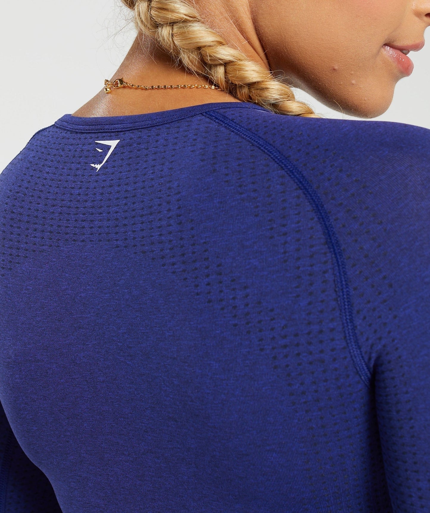 Gymshark Vital Crop Top - Cobalt Purple Marl