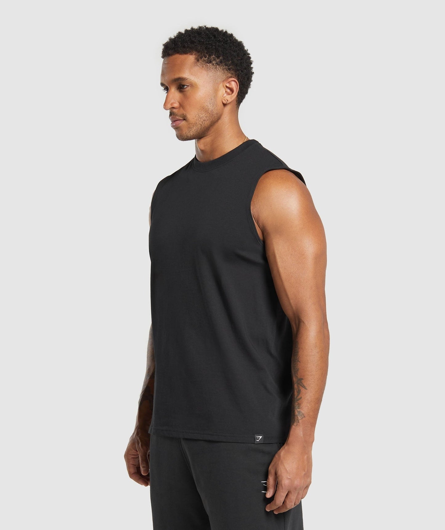 Gymshark Everyday Tank 2 Pack - Black/Light Grey Core Marl