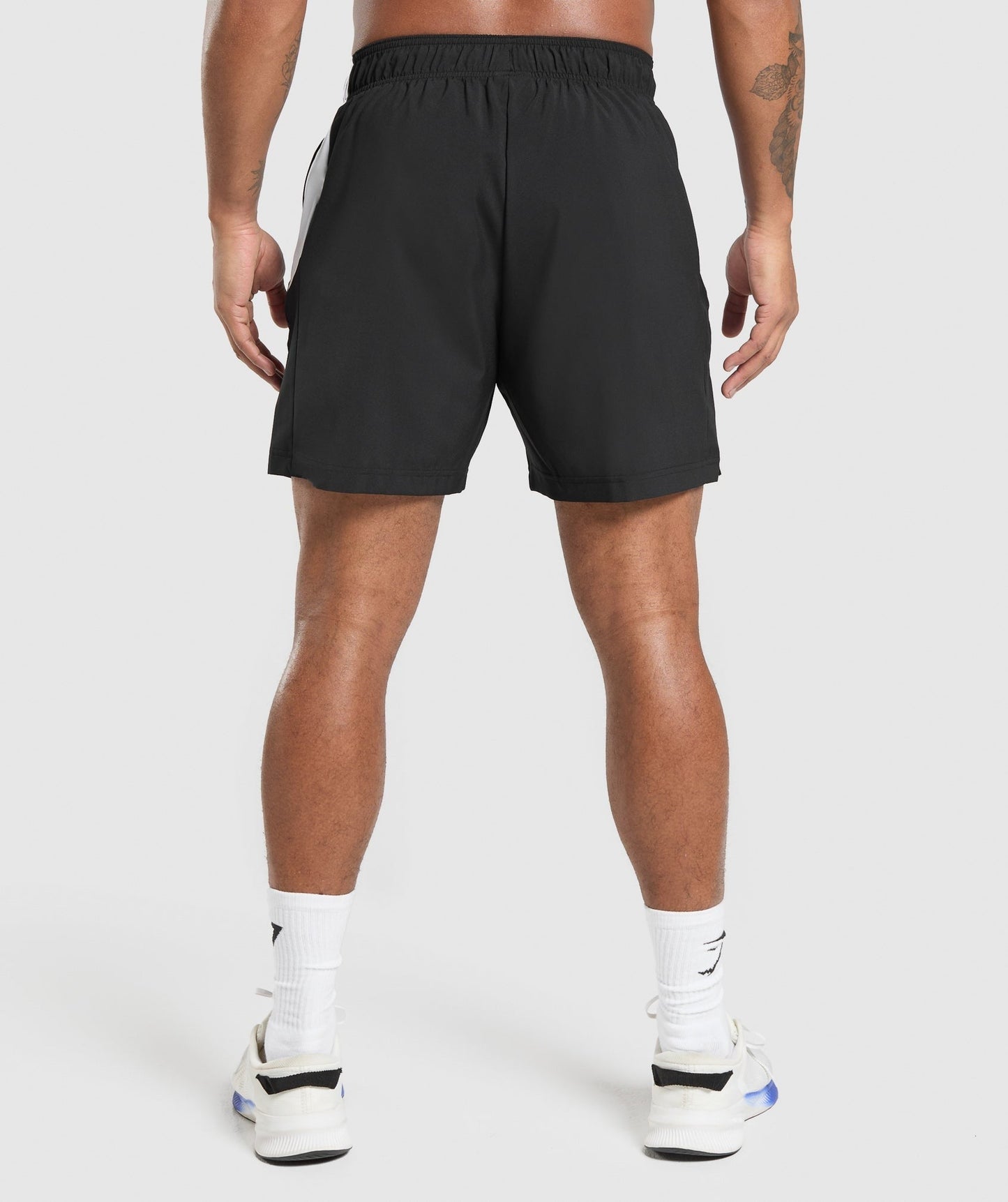 Gymshark Sport Panel 7" Shorts - Black/White
