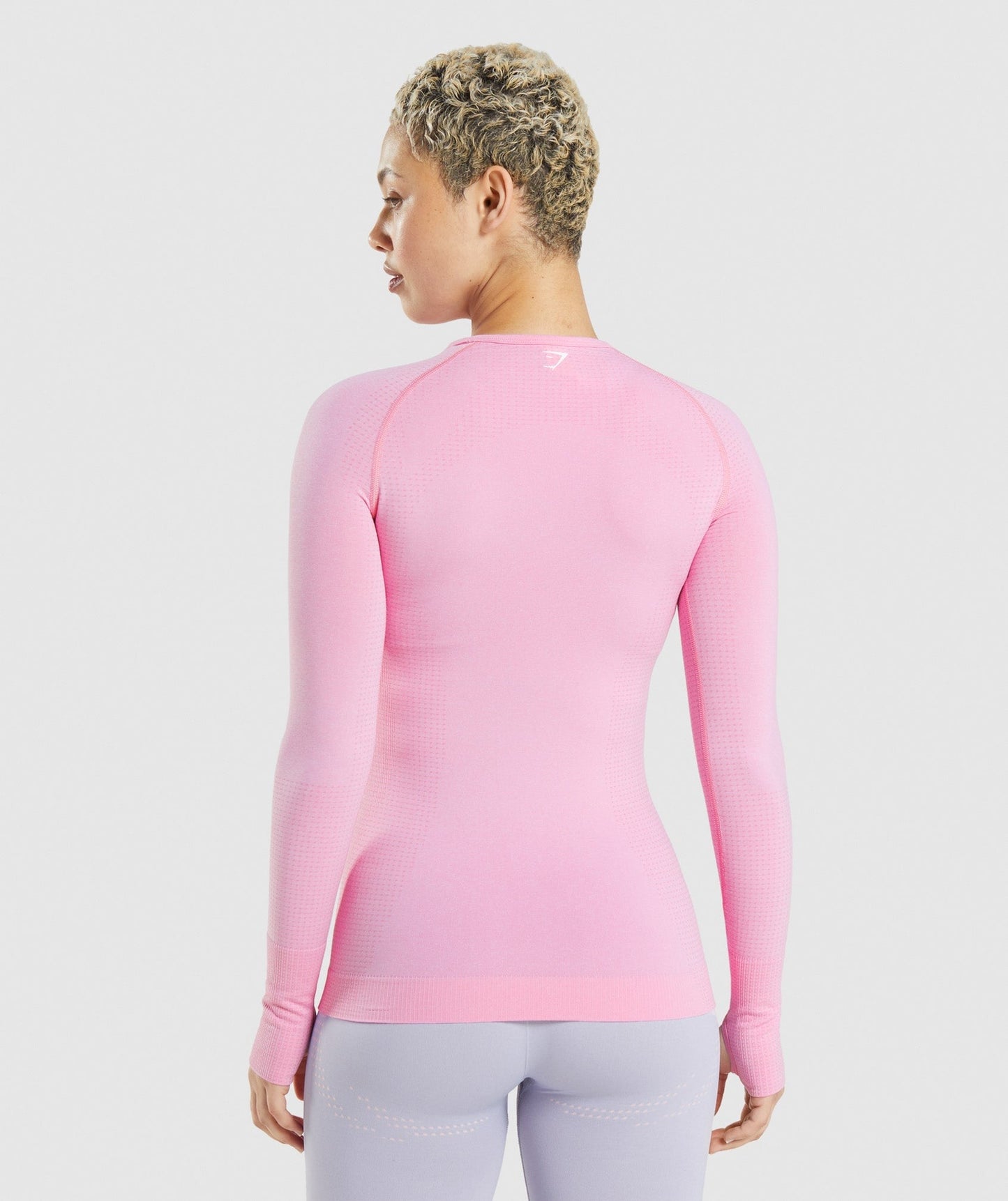 Gymshark Vital Long Sleeve Top - Sorbet Pink Marl