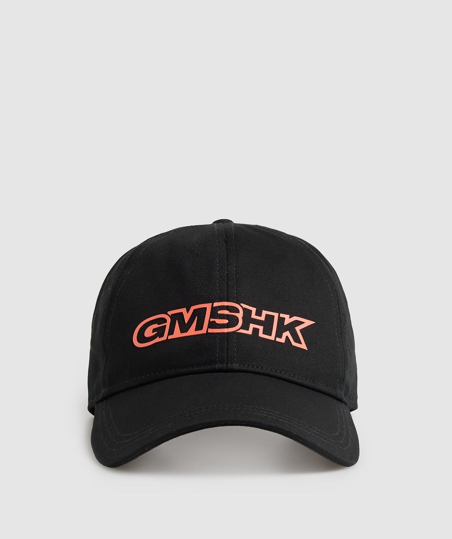 Gymshark GMSHK Baseball Cap - Black/Solstice Orange