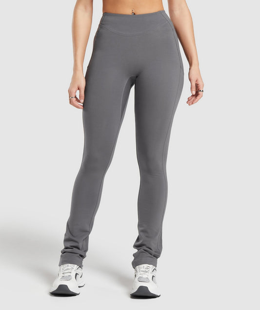 Gymshark Rest Day Bootcut Leggings - Brushed Grey