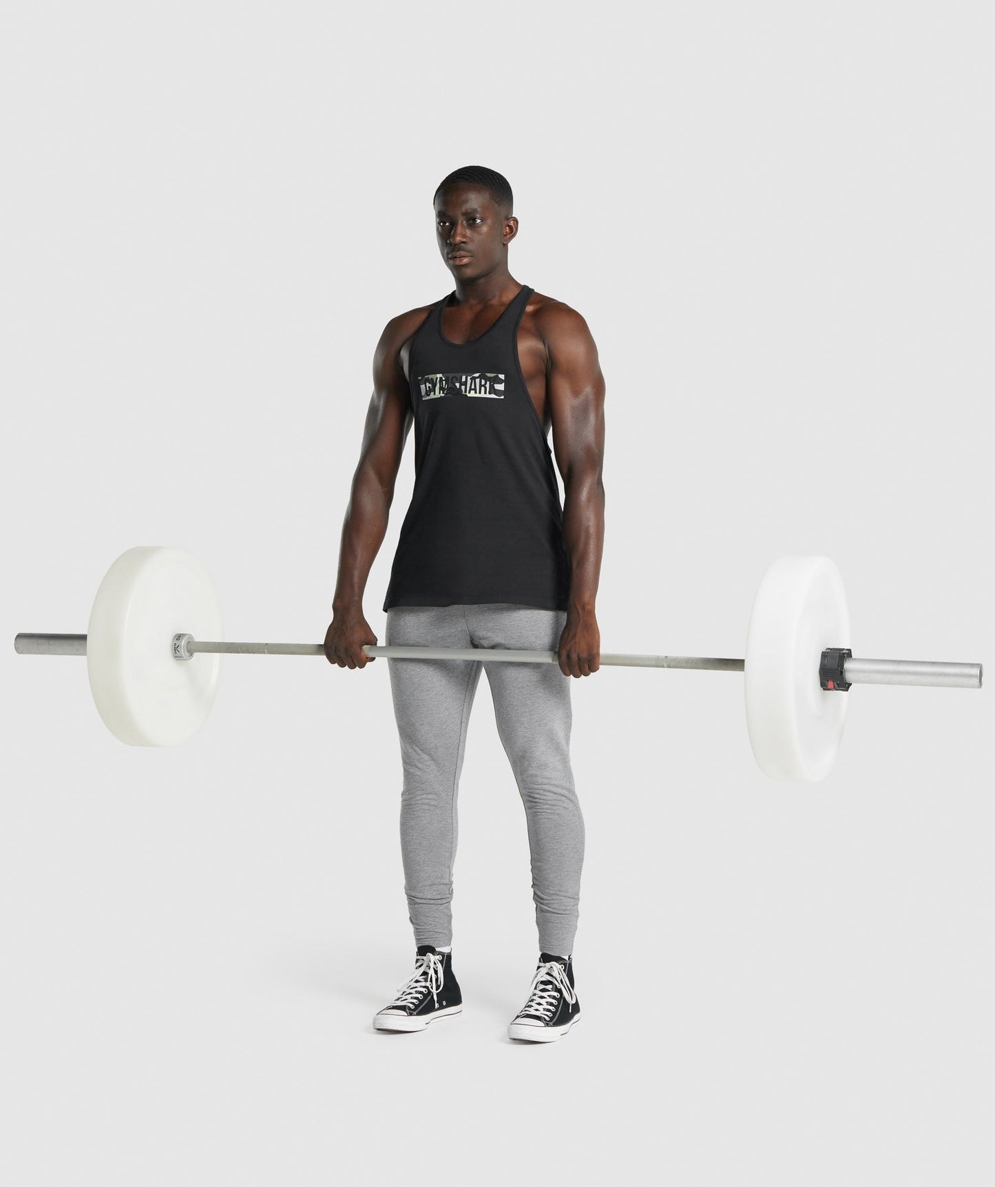 Gymshark Block Infill Stringer - Black
