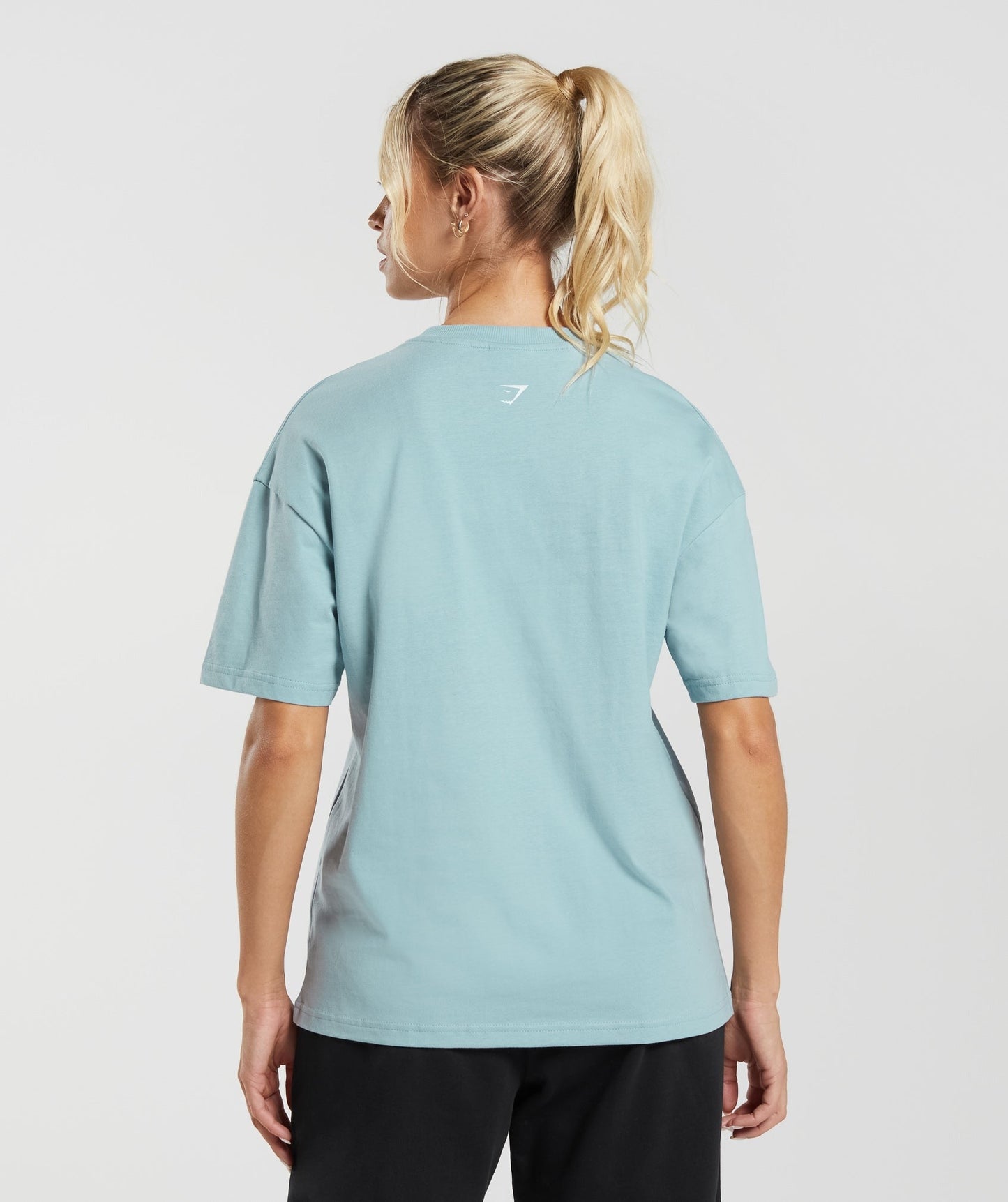 Gymshark Shark Attack Oversized T-Shirt - Blue