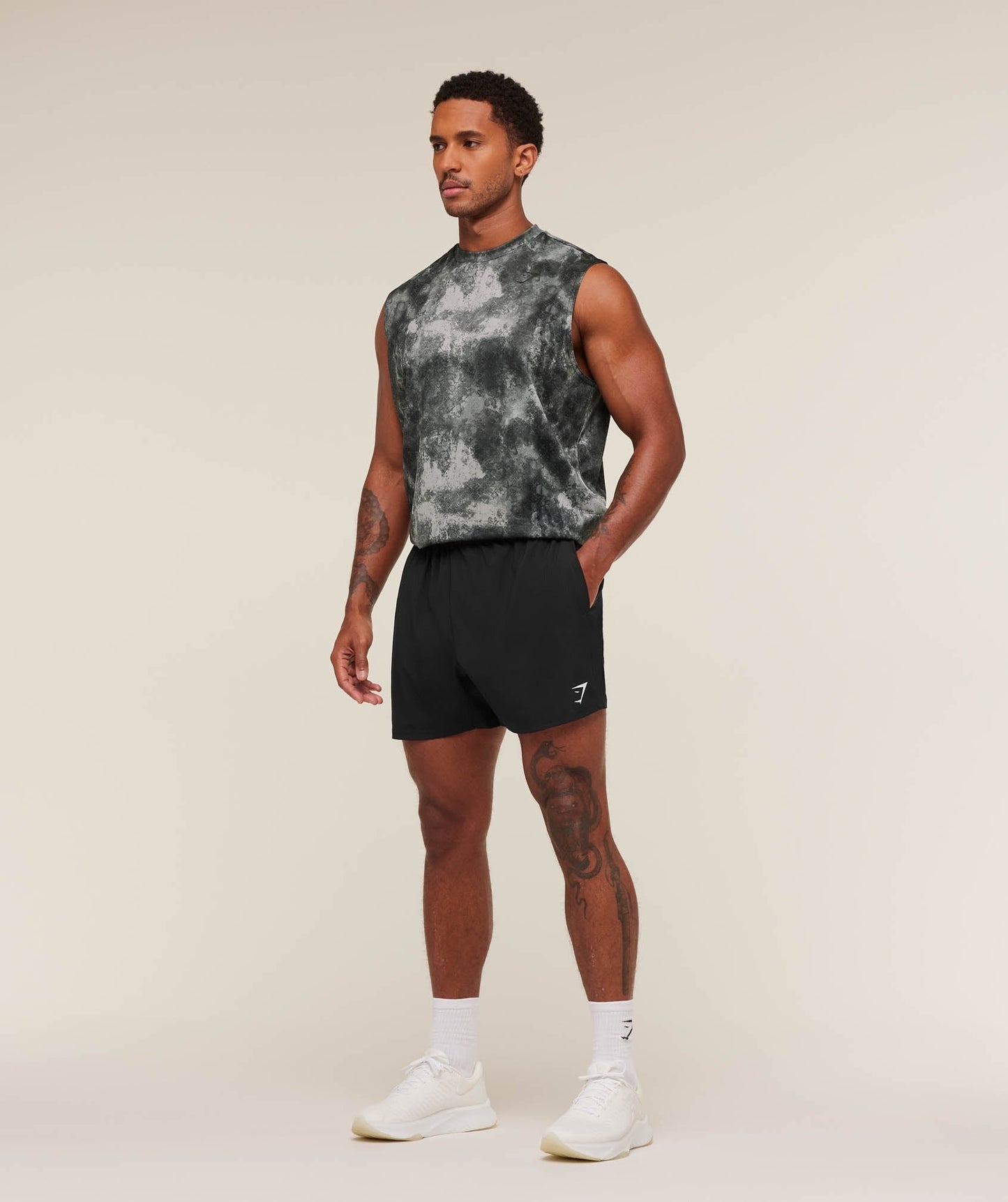 Gymshark Arrival Oversized Tank - Smokey Grey