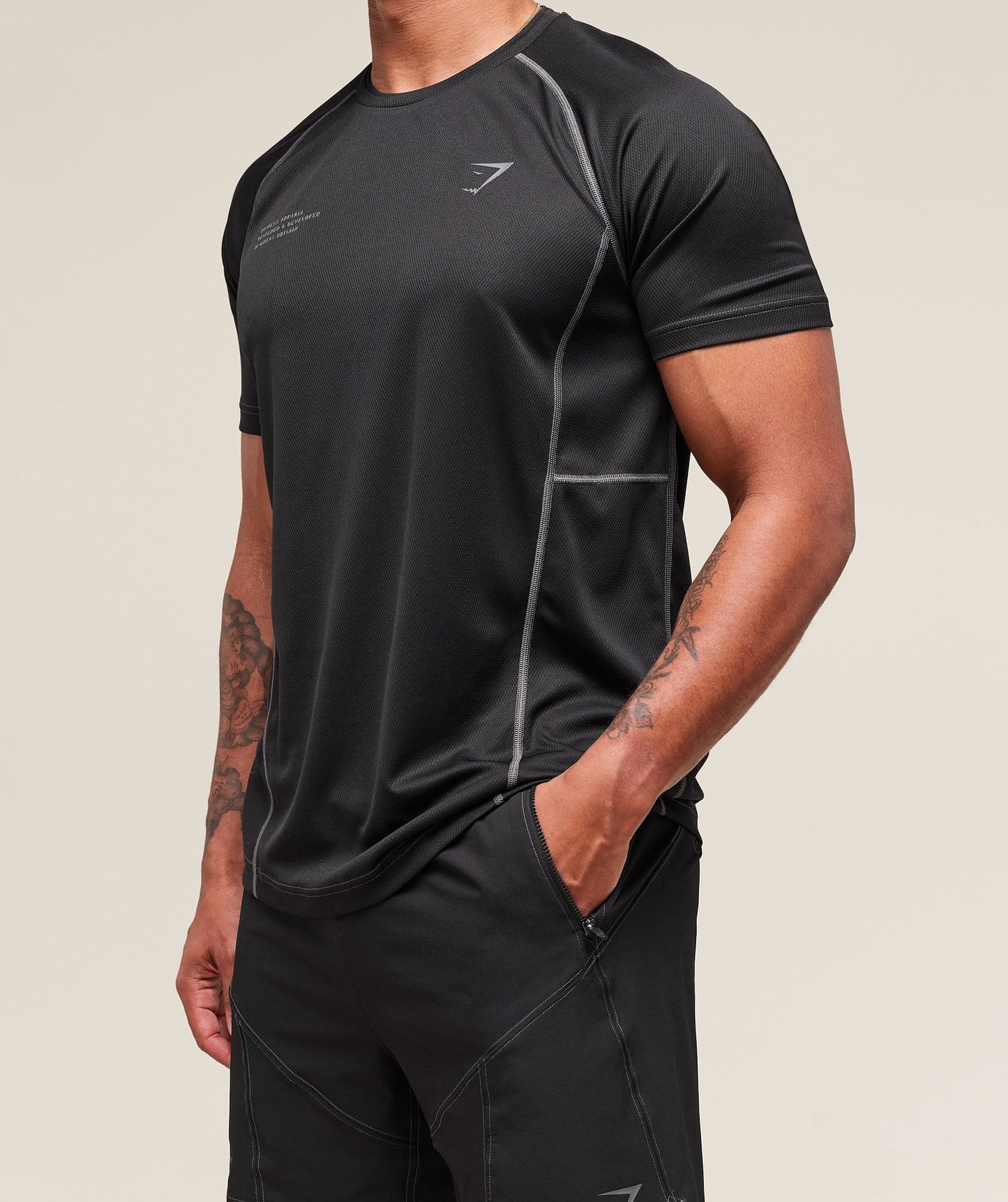 Gymshark Tactical T-Shirt - Black