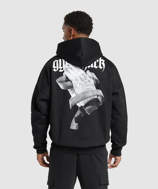 Gymshark Prayer Hands Hoodie - Black