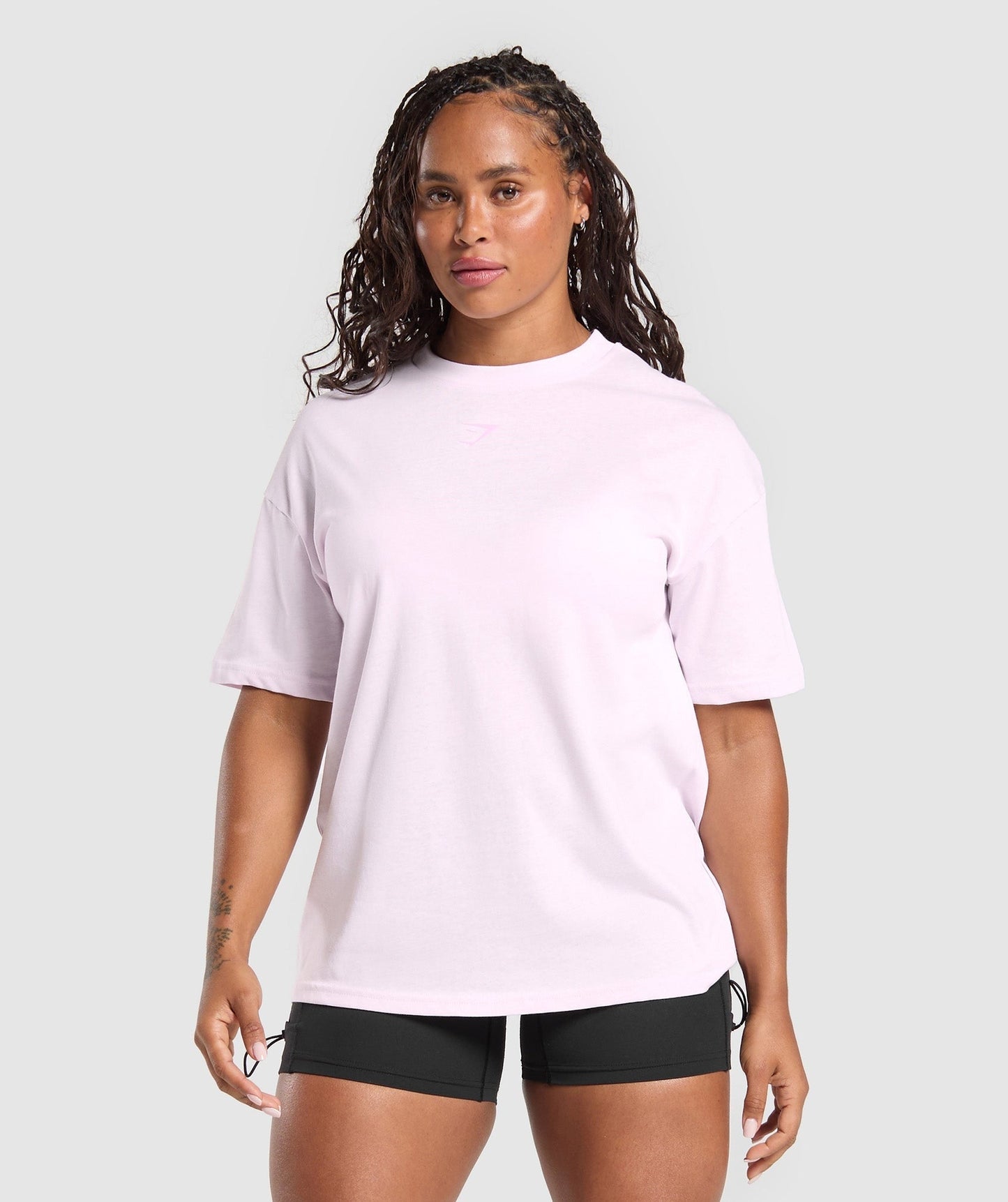 Gymshark GS Power Oversized T-Shirt - Ice Pink