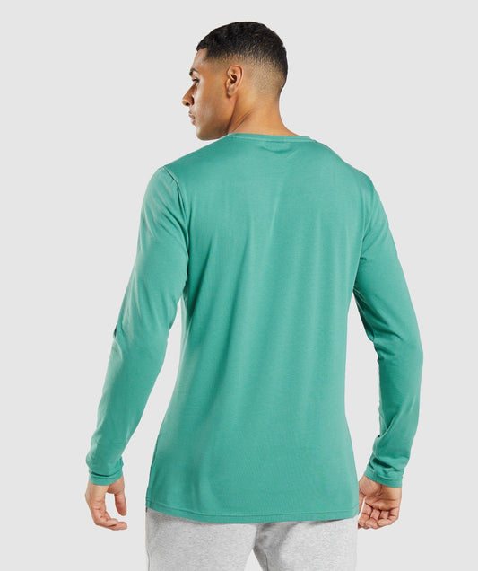 Gymshark Essential Long Sleeve T-Shirt - Alpine Green