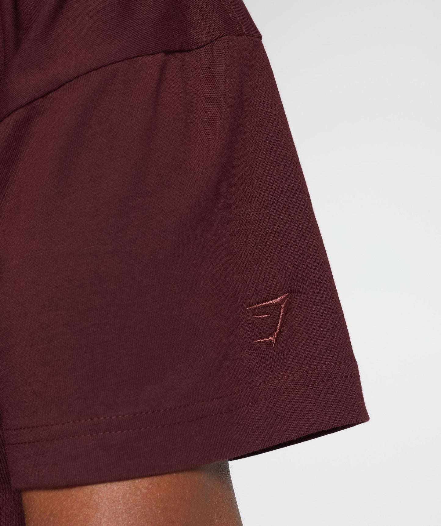 Gymshark Rest Day Essentials T-Shirt - Rich Maroon