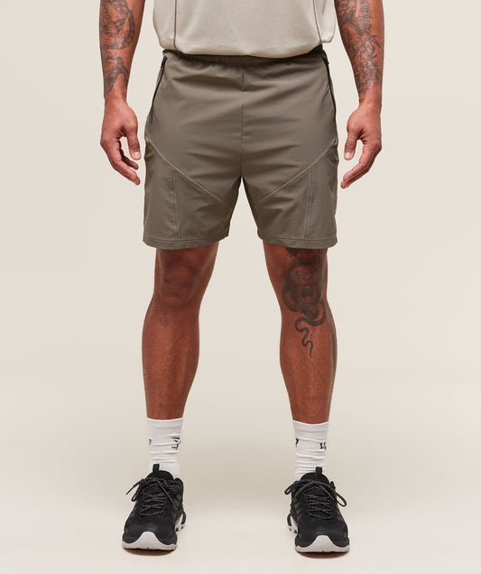 Gymshark Tactical 6" Short - Camo Brown