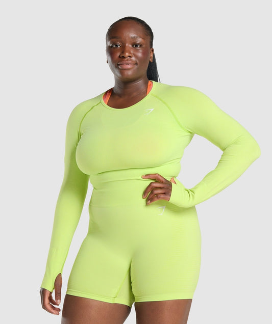 Gymshark Vital Crop Top - Yellow Marl