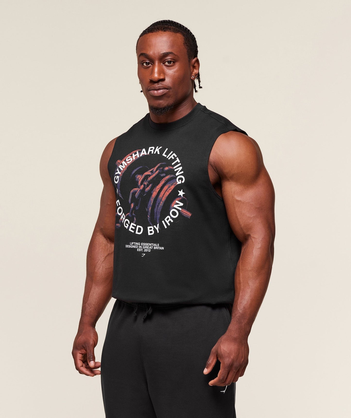Gymshark Forged By Iron Tank - Black