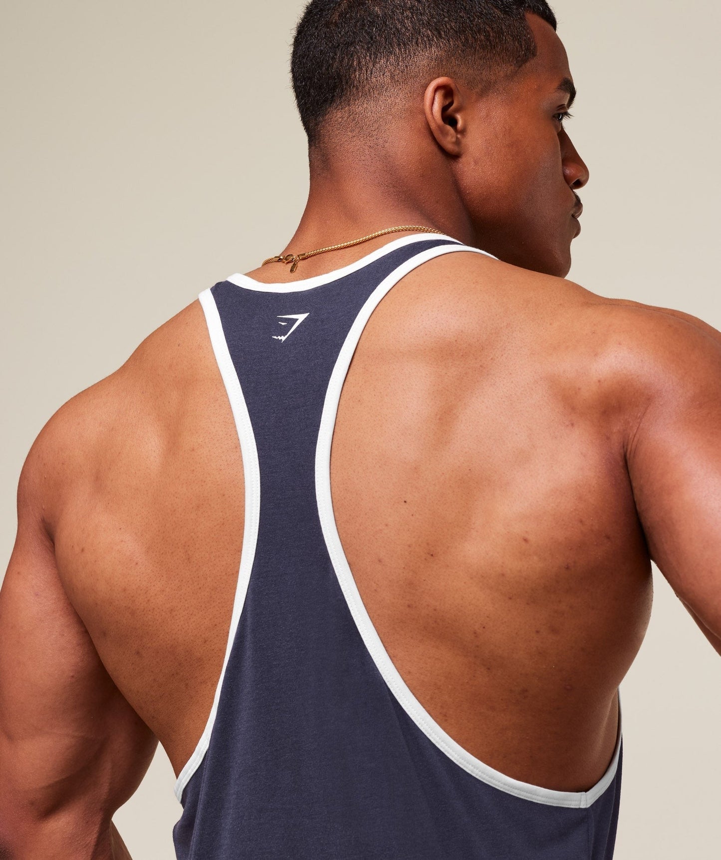 Gymshark GSLC Ringer Stringer - Heavy Blue
