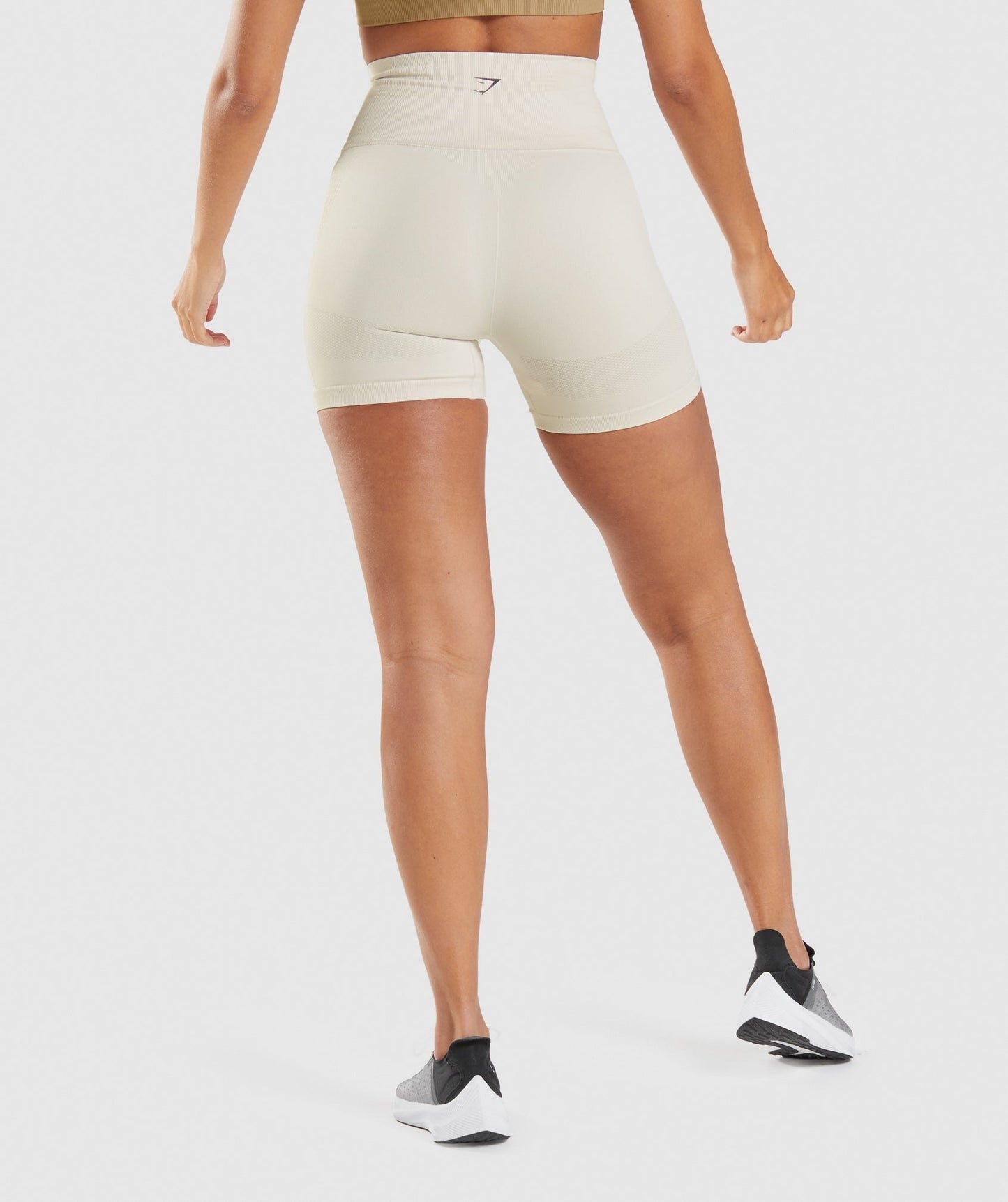 Gymshark Energy Seamless Shorts - Coconut White