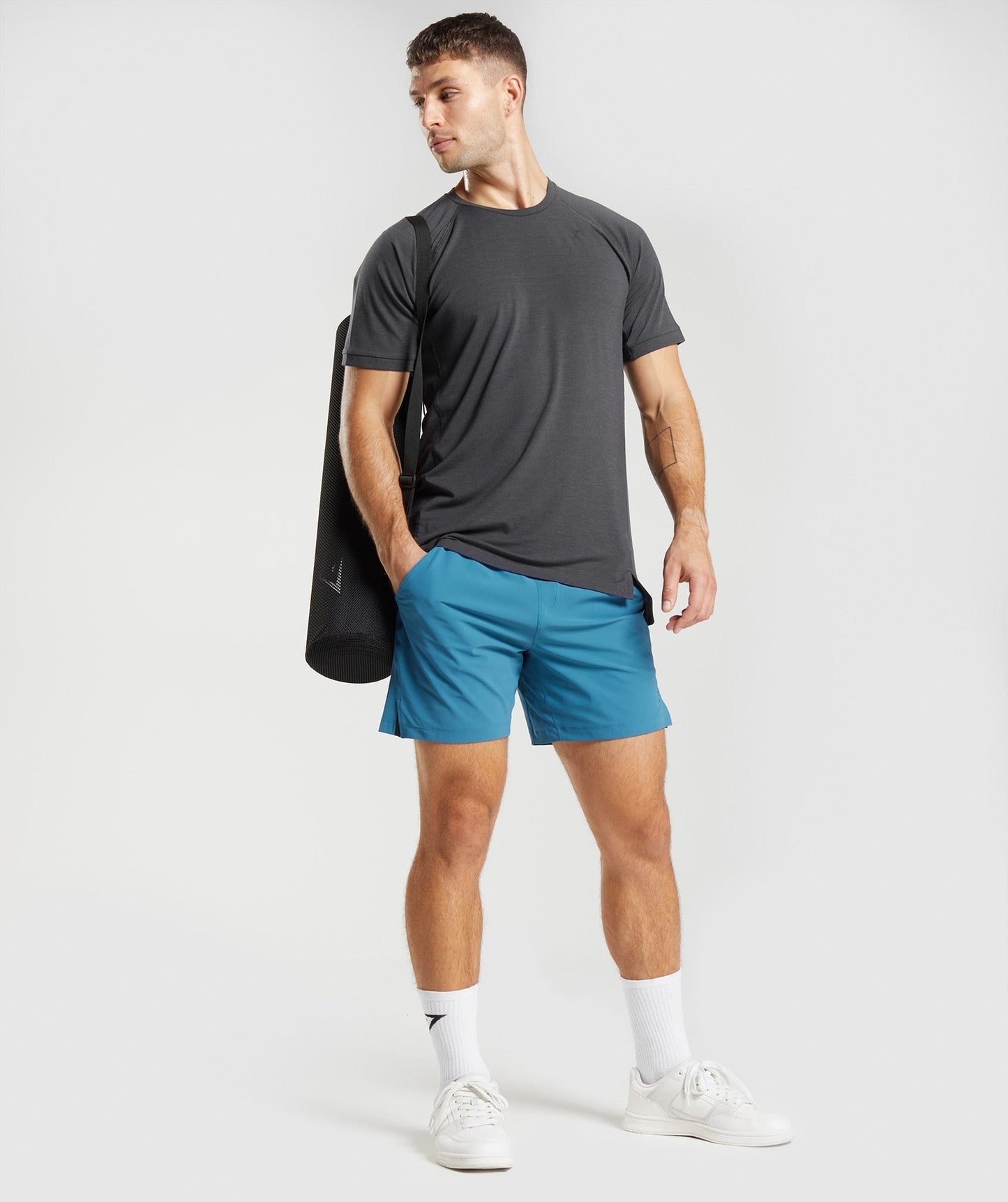 Gymshark Hybrid 6" Shorts - Lakeside Blue
