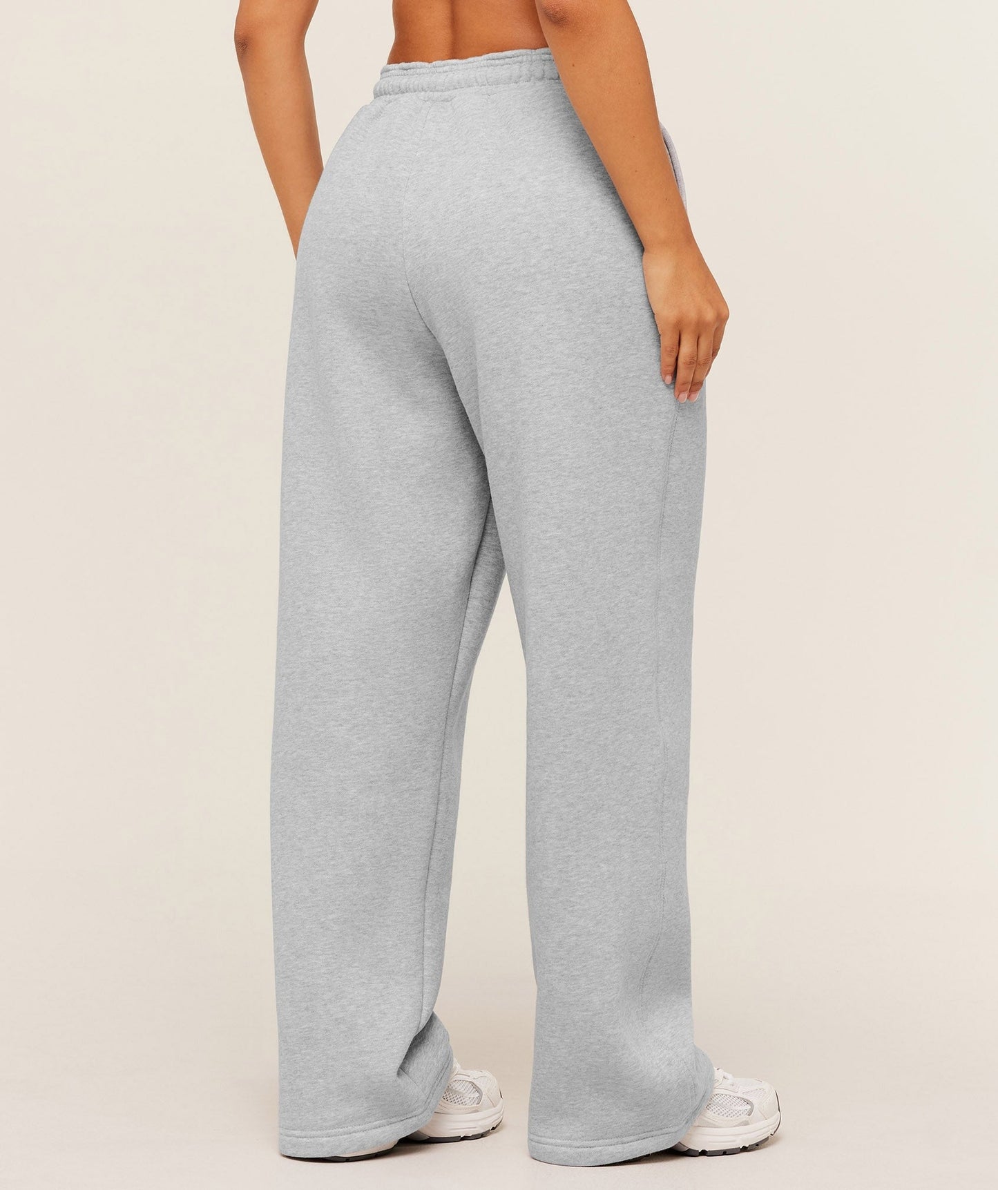 Gymshark Cosy Luxe Straight Leg Short Joggers - Bros Soft Grey Marl