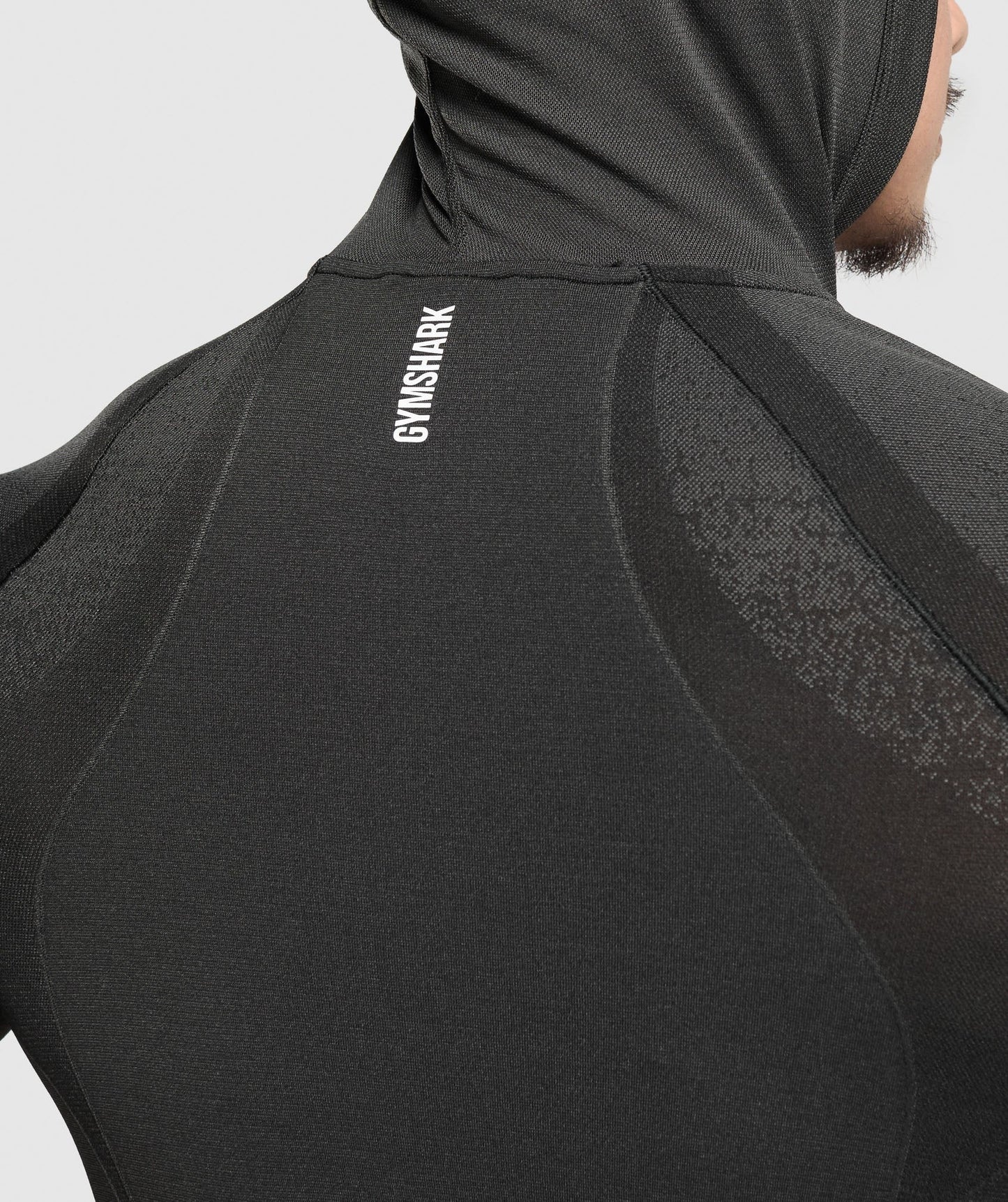 Gymshark Shadow Seamless Hoodie - Black