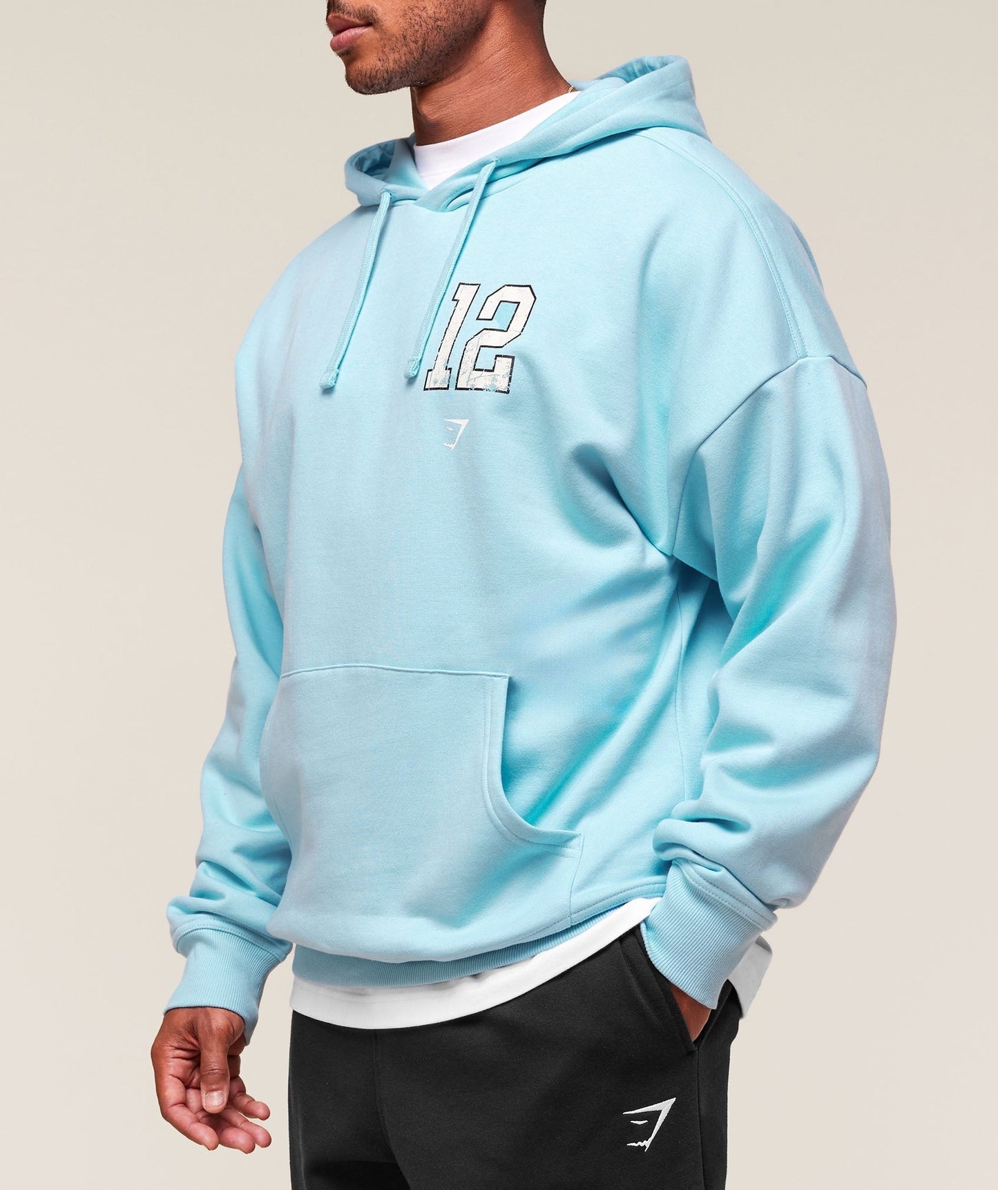 Gymshark Campus Hoodie - Athletic Light Blue