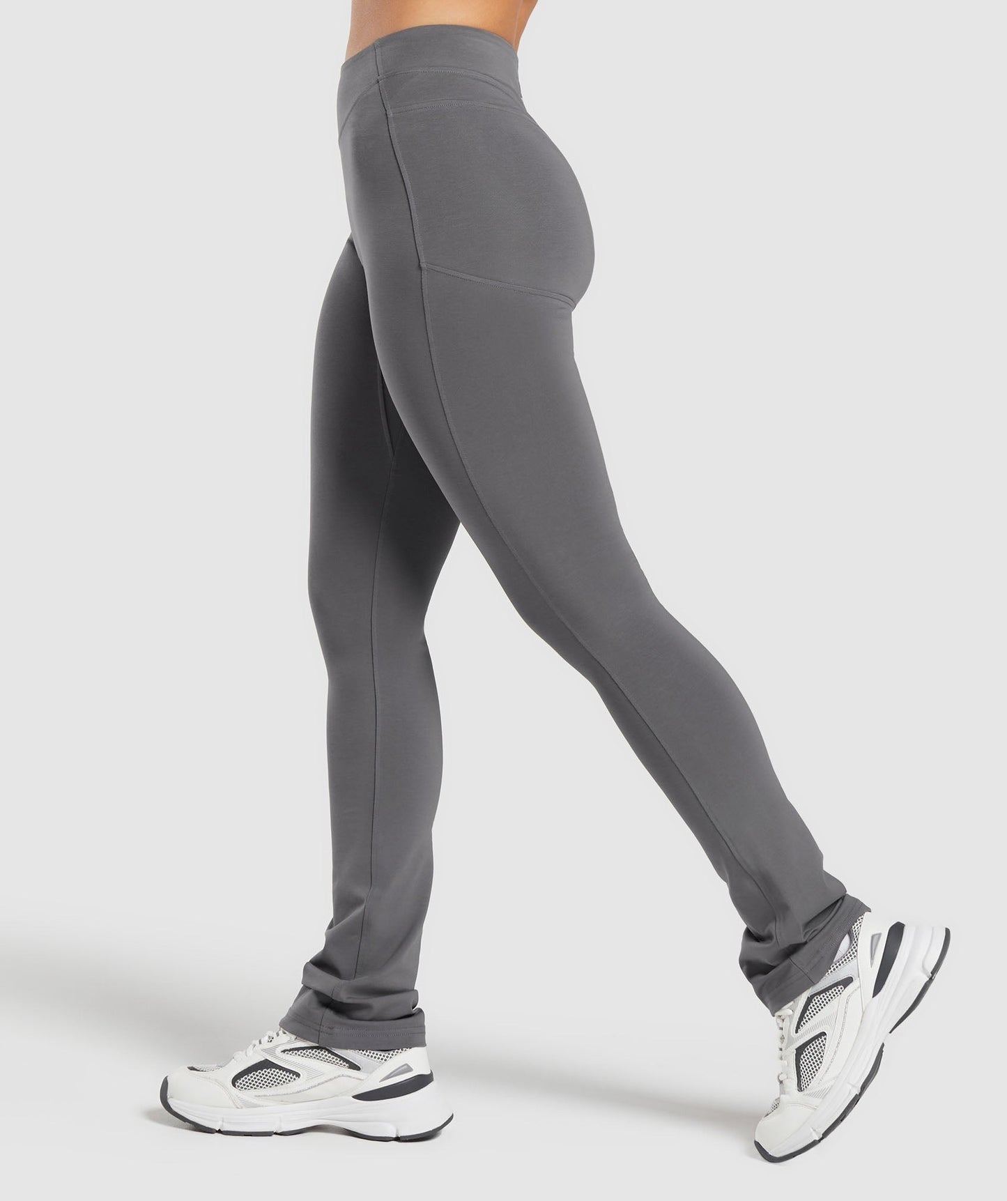 Gymshark Rest Day Bootcut Leggings - Brushed Grey