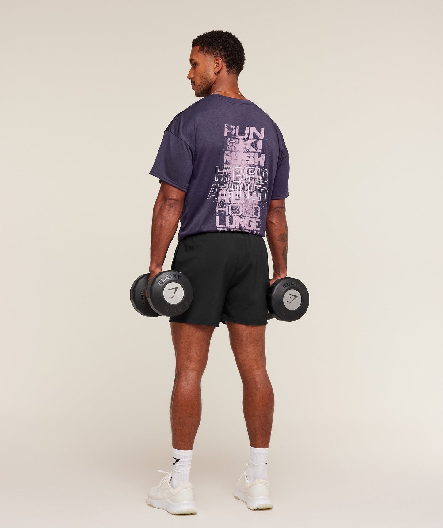 Gymshark Hybrid Athlete T-Shirt - Midnight Purple