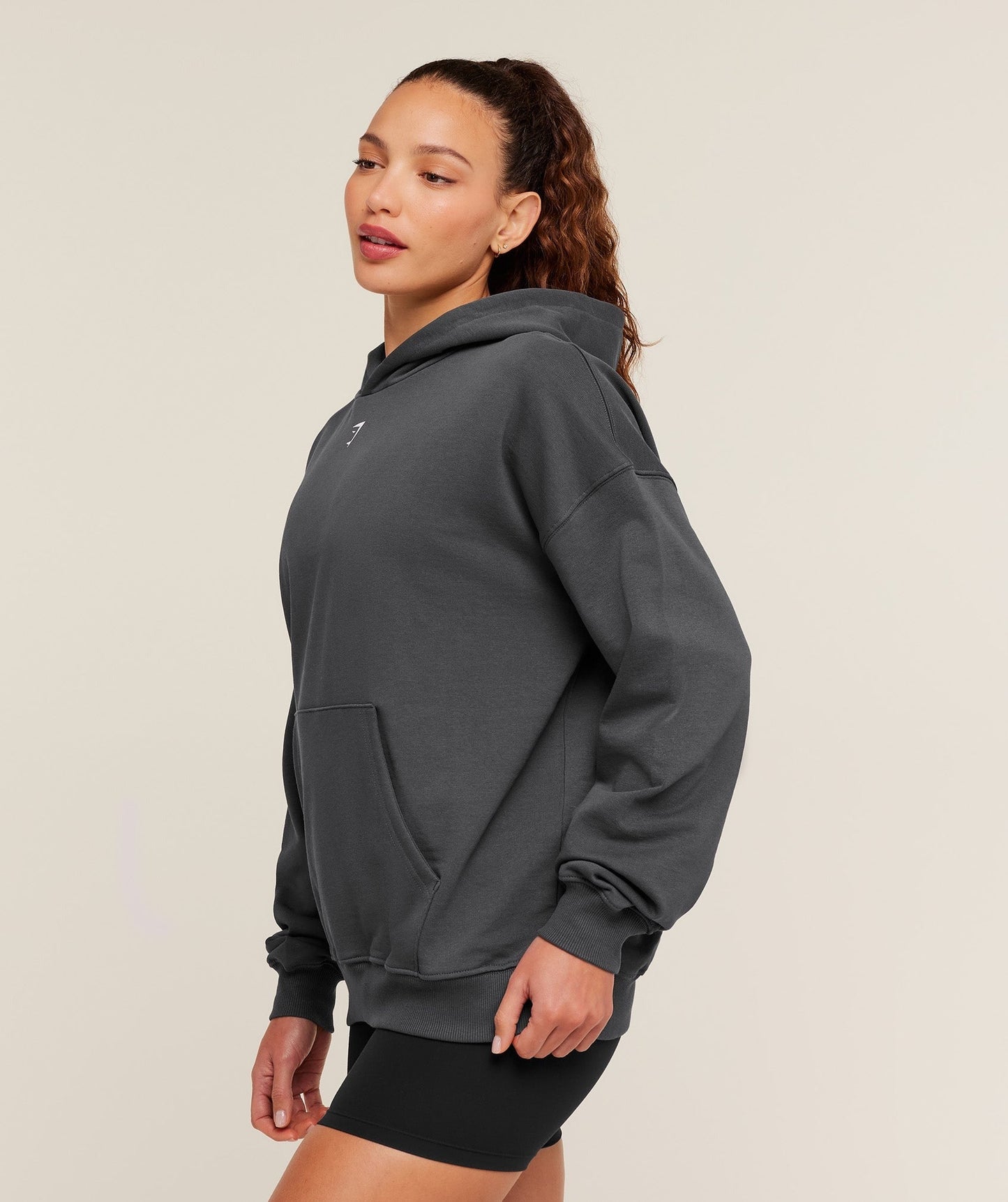 Gymshark Heavy Duty Oversized Hoodie - Onyx Grey