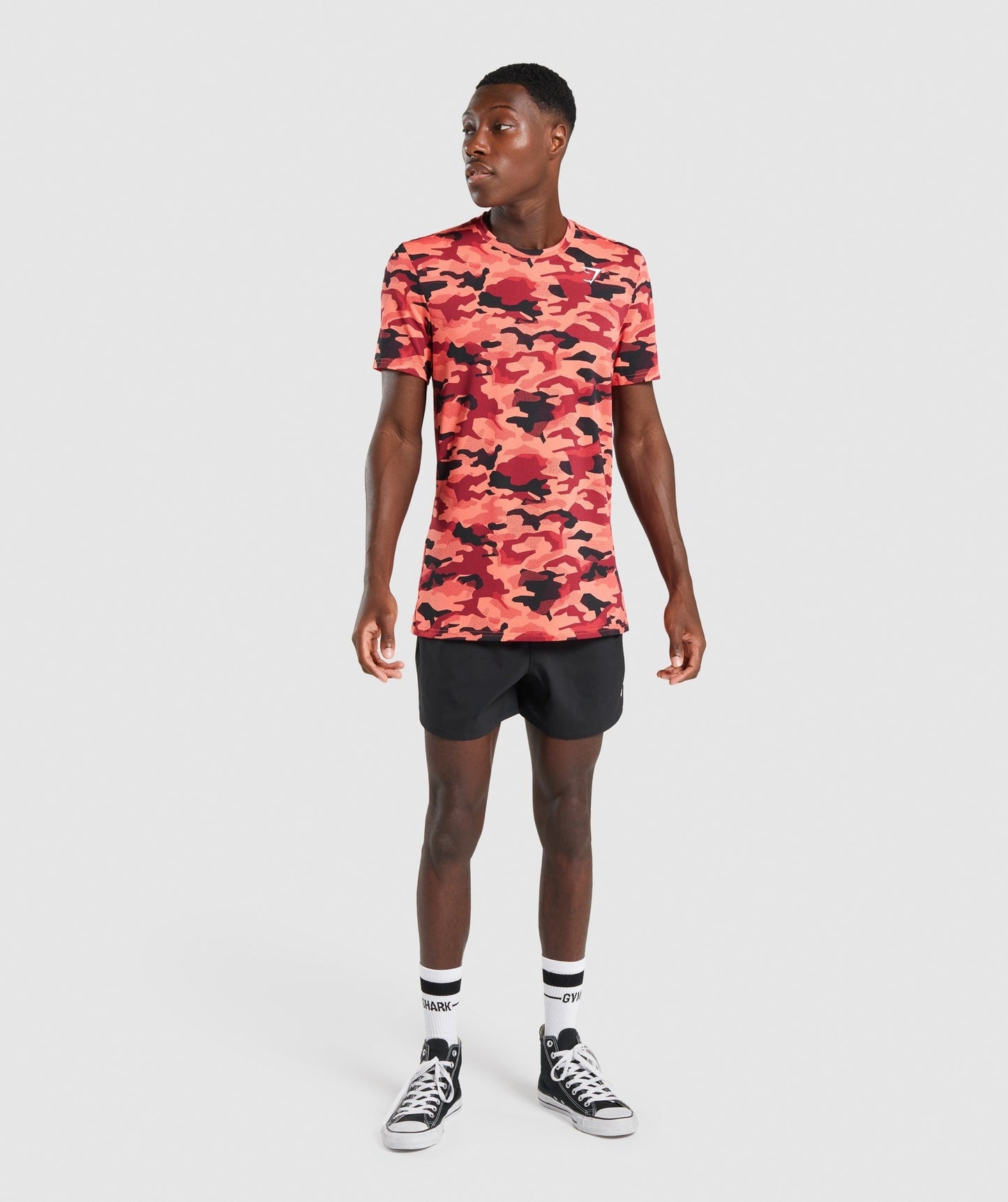 Gymshark Arrival T-Shirt - Red Camo